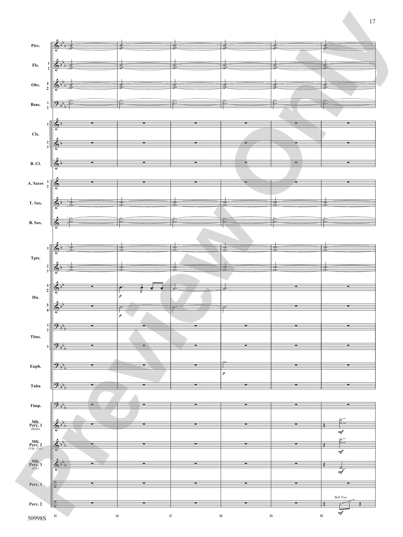With You: Concert Band Conductor Score & Parts