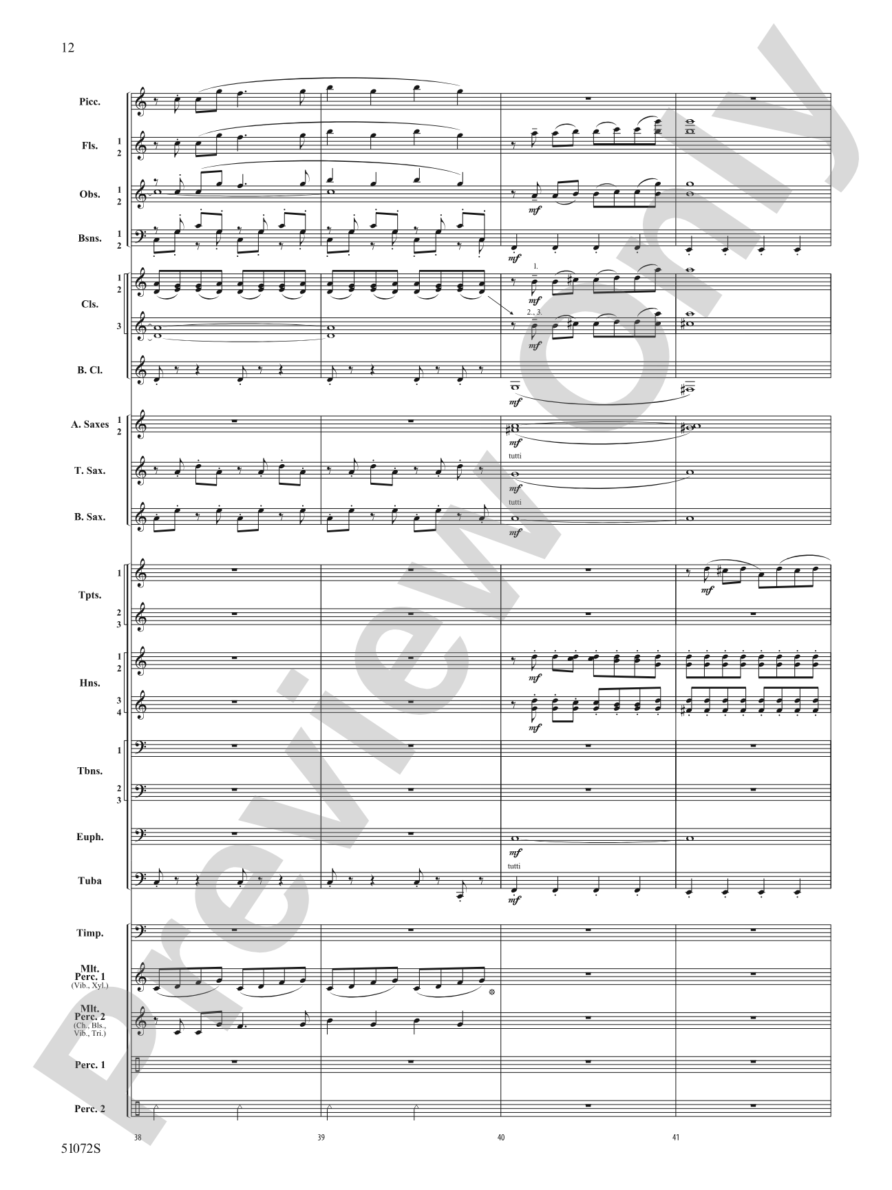 Cathedral Mountain: Concert Band Conductor Score & Parts