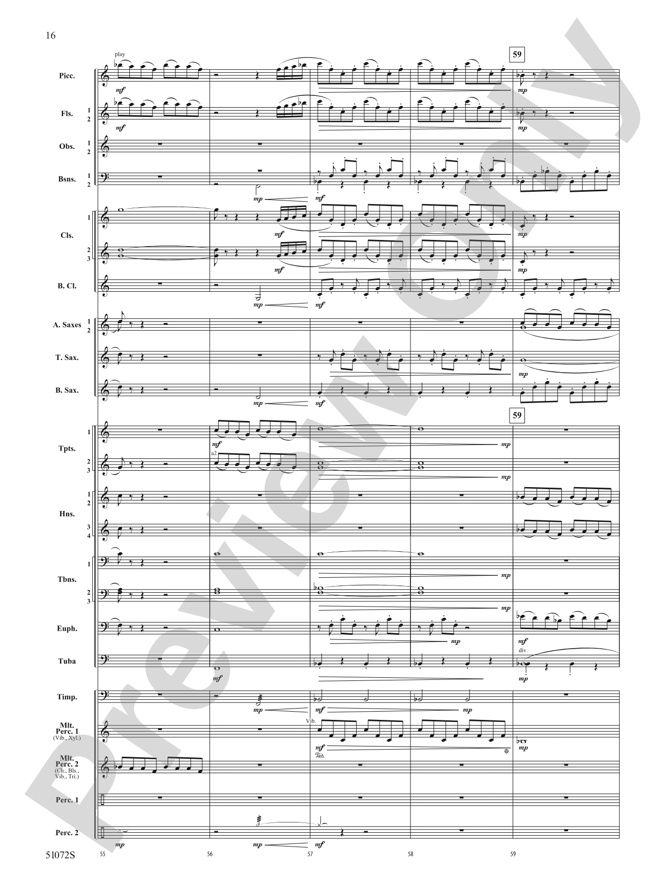 Cathedral Mountain: Concert Band Conductor Score & Parts