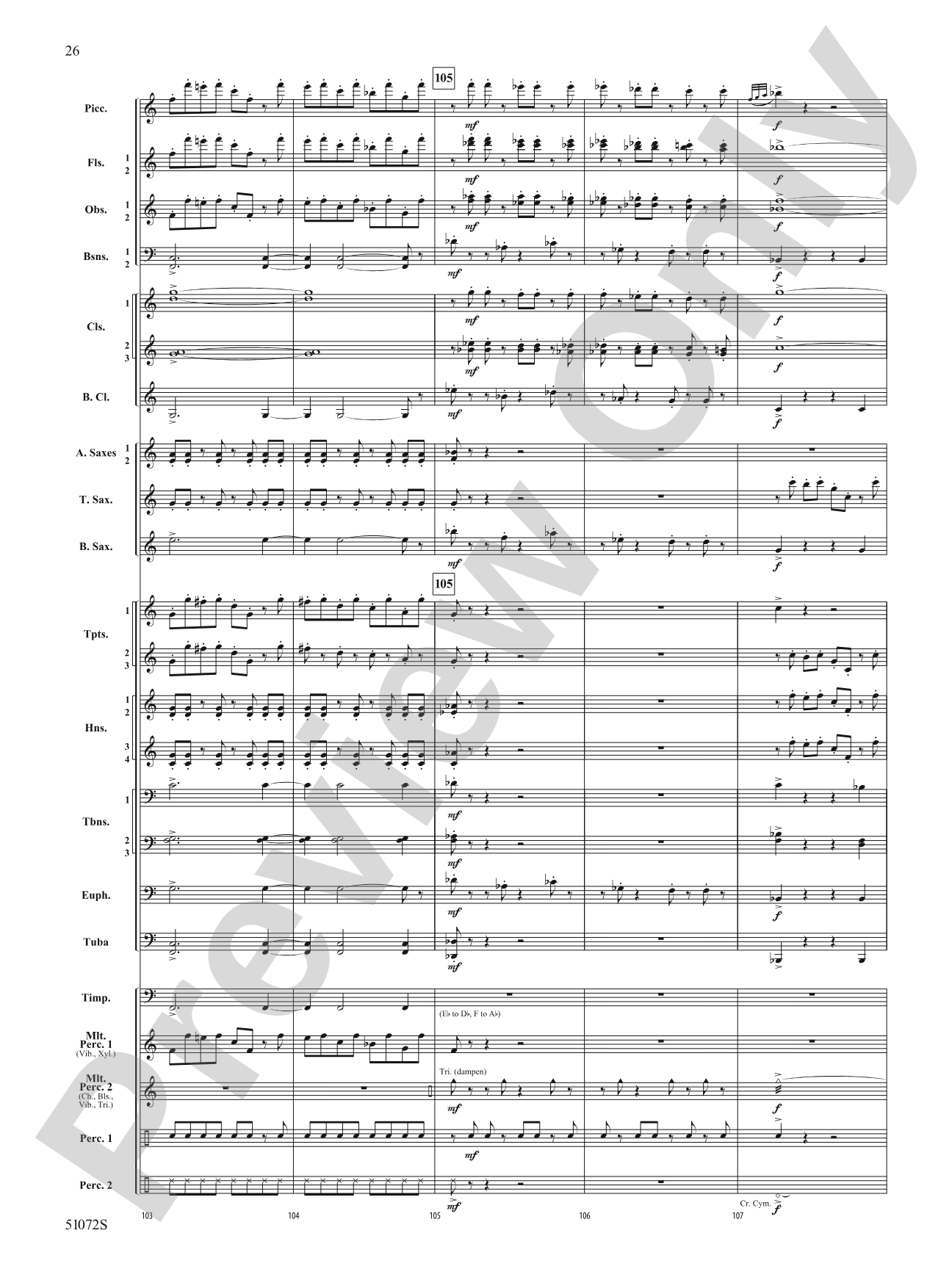 Cathedral Mountain: Concert Band Conductor Score & Parts