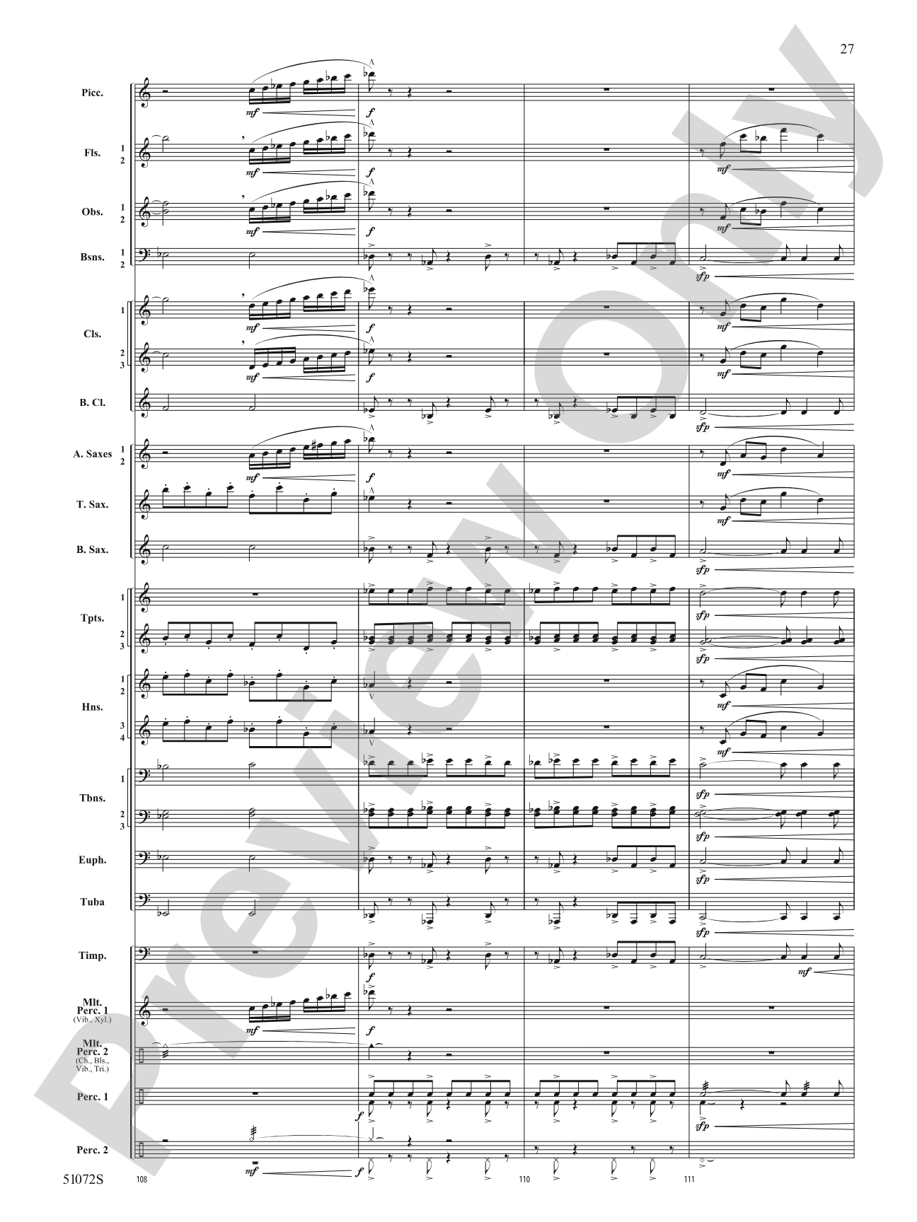 Cathedral Mountain: Concert Band Conductor Score & Parts