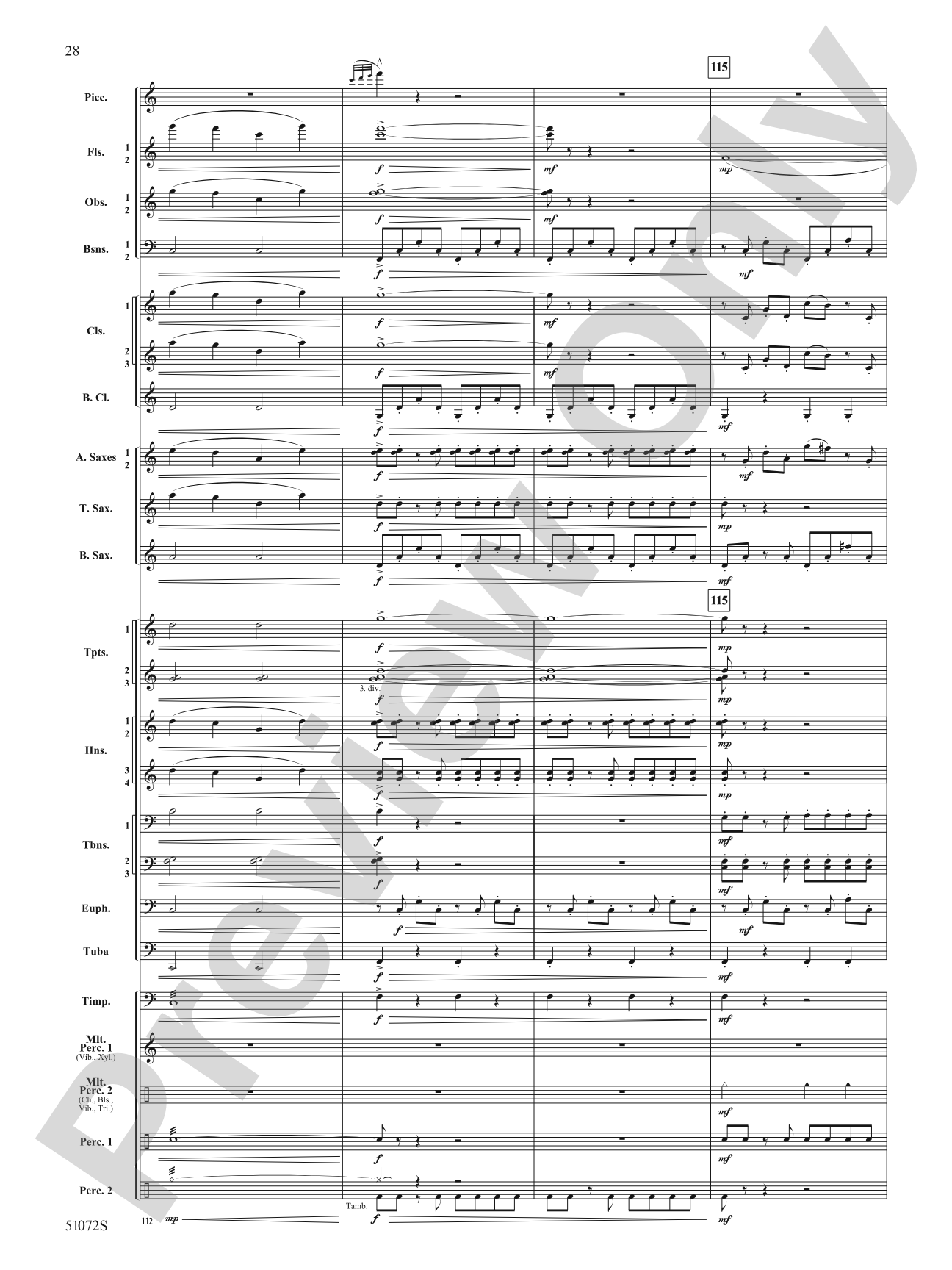 Cathedral Mountain: Concert Band Conductor Score & Parts