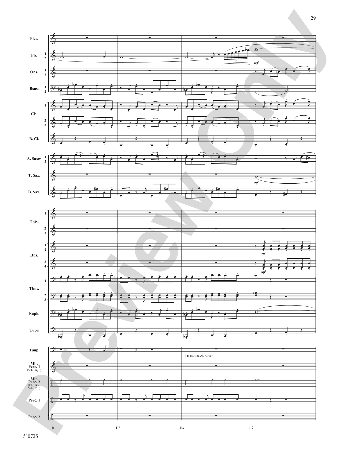 Cathedral Mountain: Concert Band Conductor Score & Parts