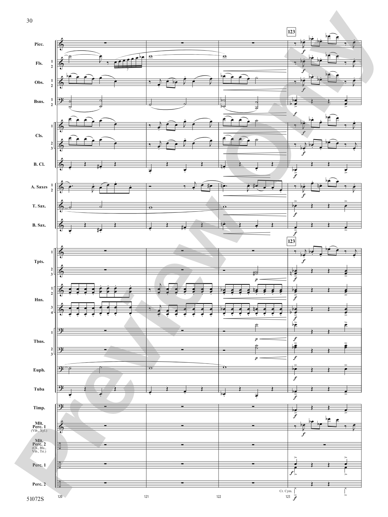 Cathedral Mountain: Concert Band Conductor Score & Parts
