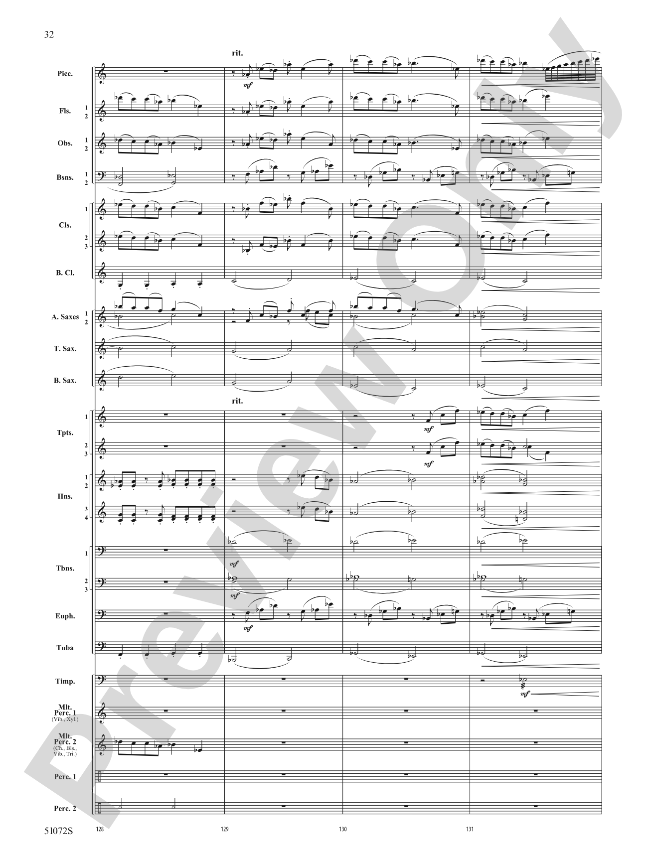 Cathedral Mountain: Concert Band Conductor Score & Parts