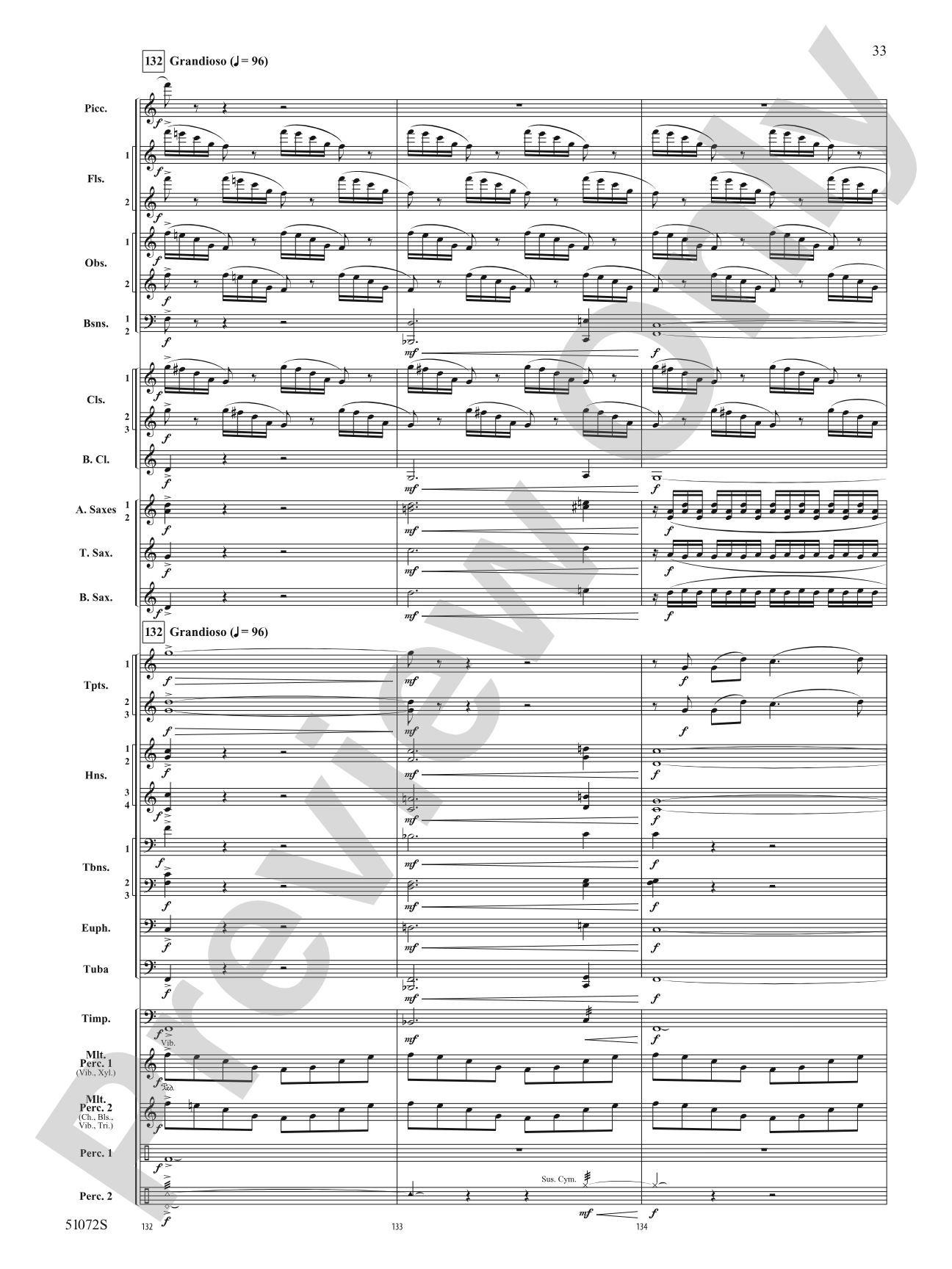 Cathedral Mountain: Concert Band Conductor Score & Parts