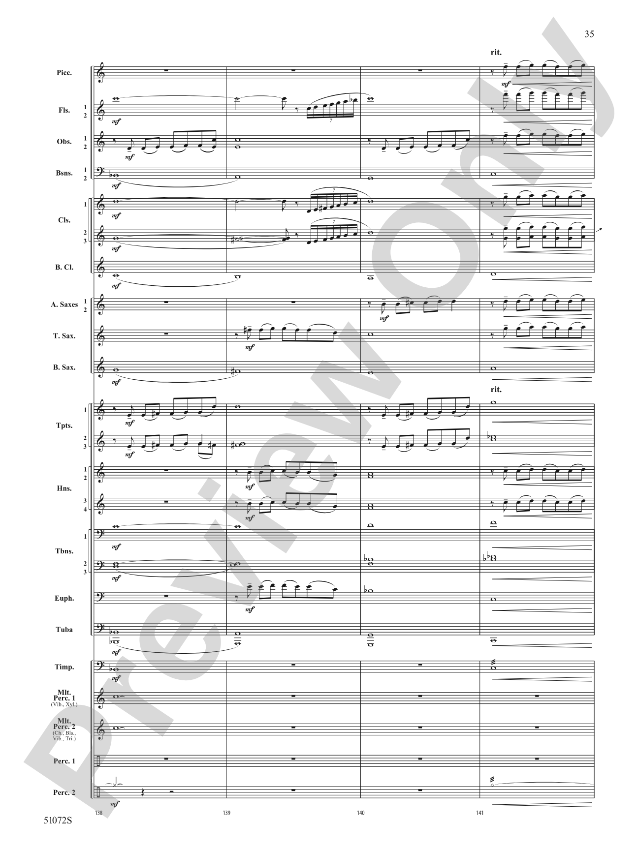 Cathedral Mountain: Concert Band Conductor Score & Parts