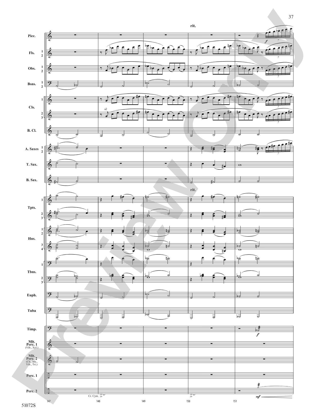 Cathedral Mountain: Concert Band Conductor Score & Parts