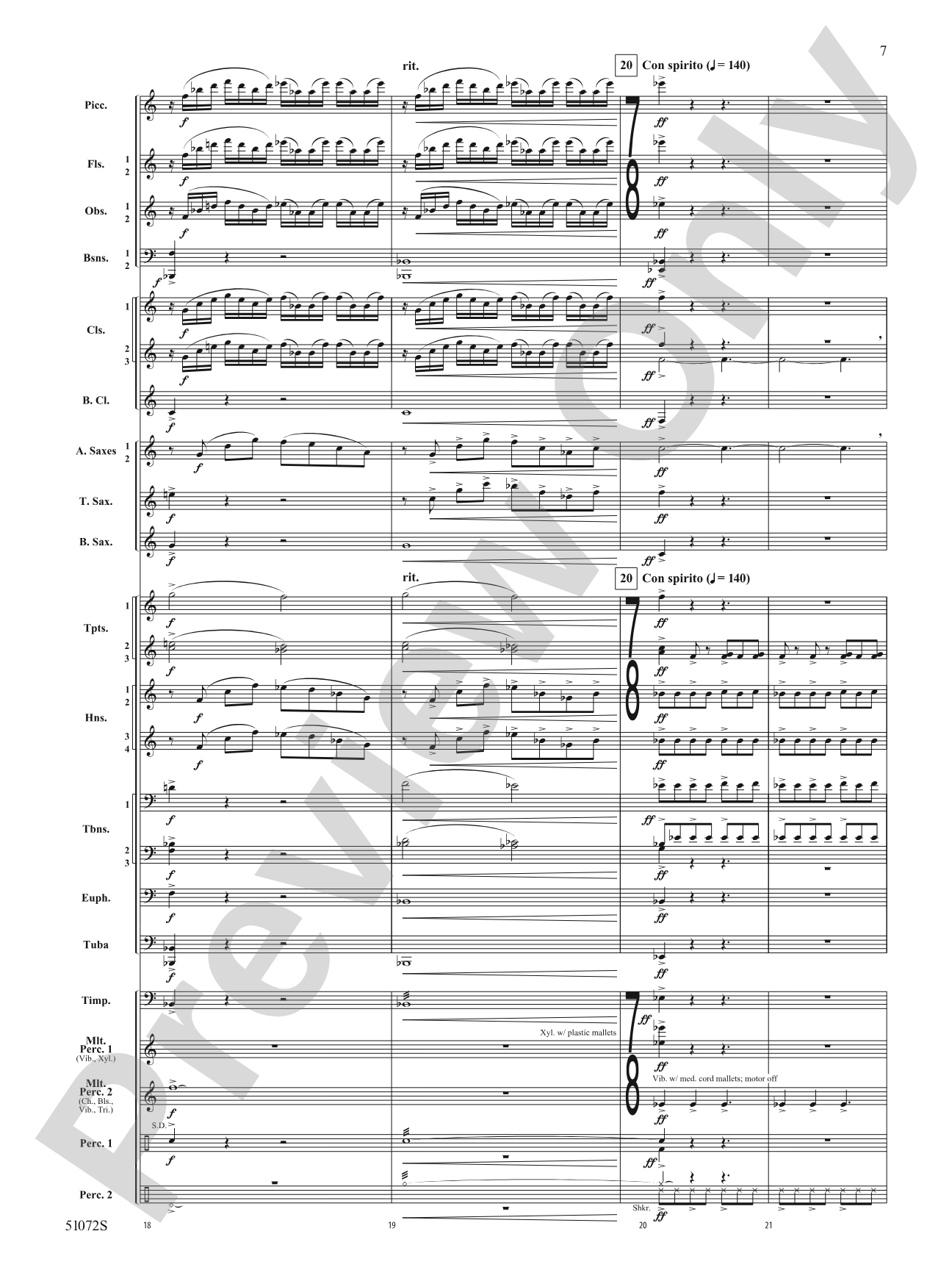 Cathedral Mountain: Concert Band Conductor Score & Parts