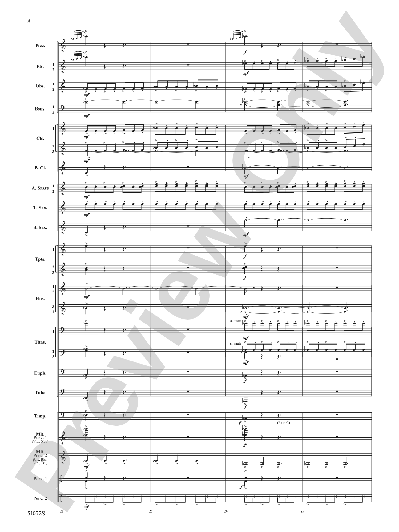 Cathedral Mountain: Concert Band Conductor Score & Parts