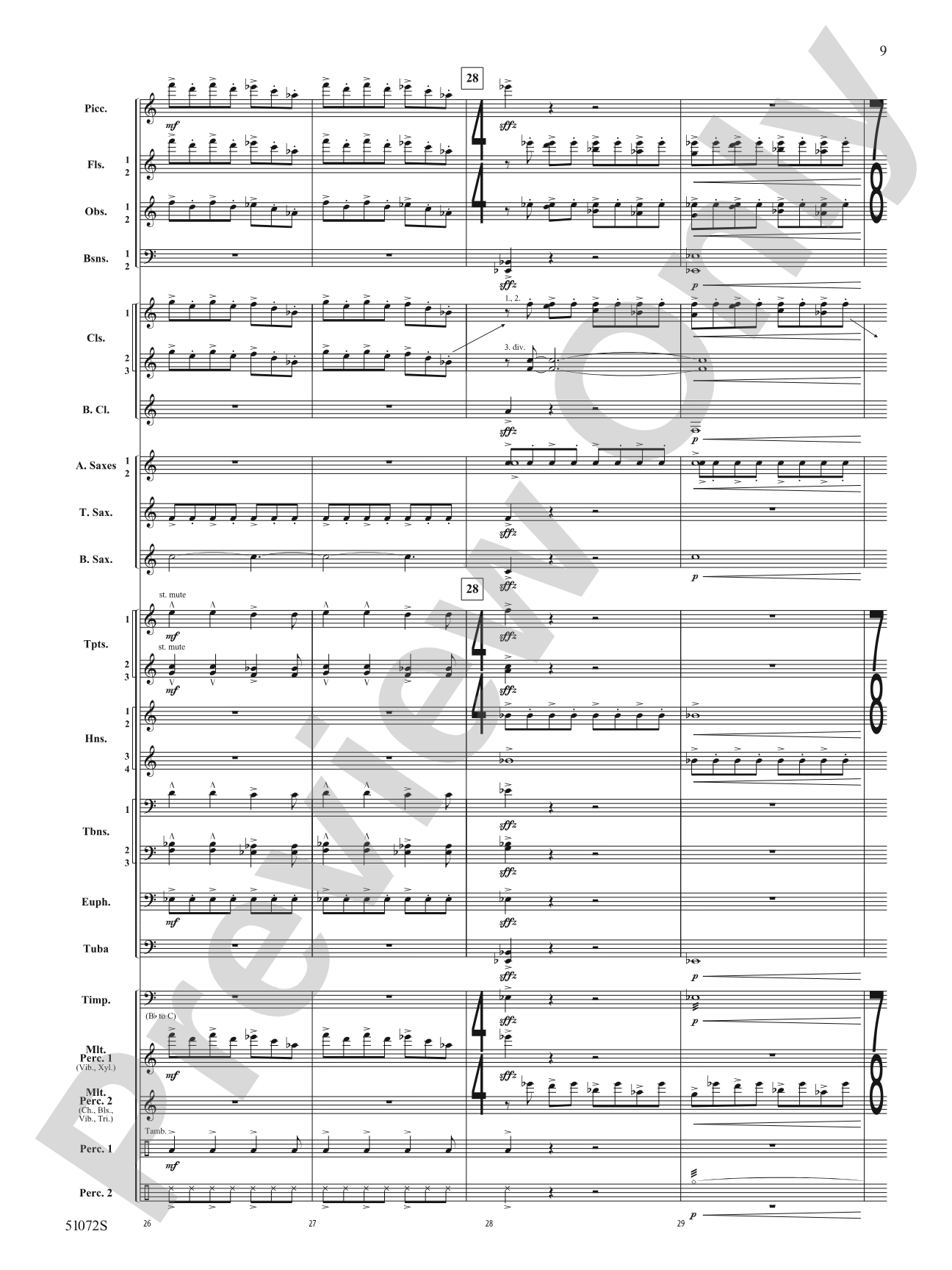 Cathedral Mountain: Concert Band Conductor Score & Parts
