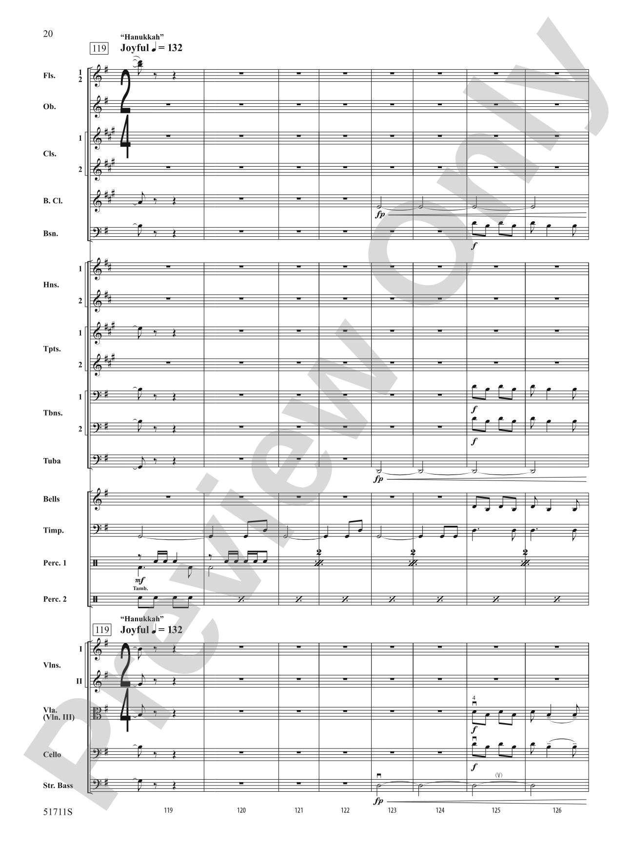 A Hanukkah Festival: Full Orchestra Conductor Score & Parts