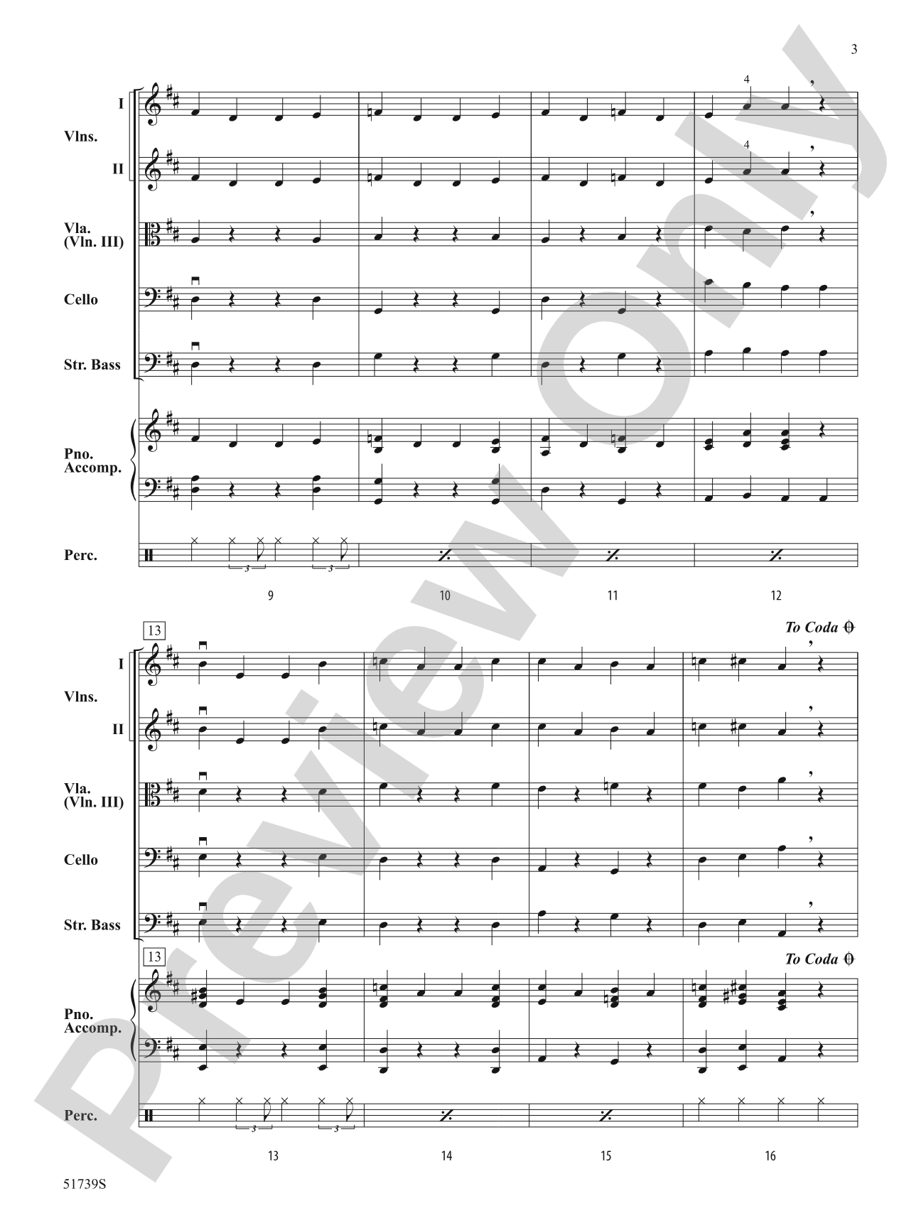 The High Low Blues: String Orchestra Conductor Score & Parts