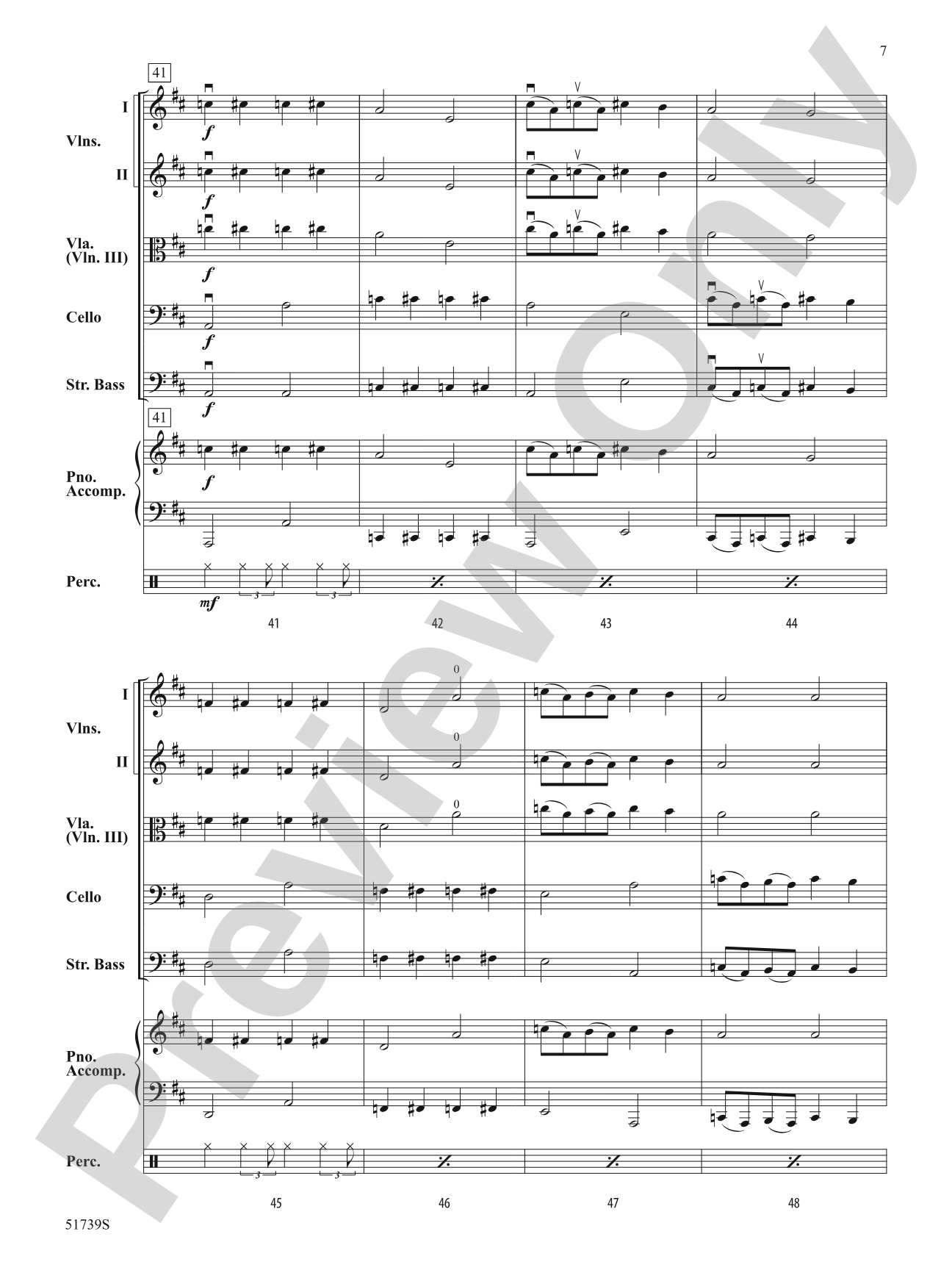 The High Low Blues: String Orchestra Conductor Score & Parts