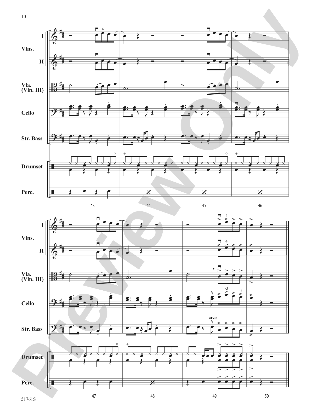 Espresso: String Orchestra Conductor Score & Parts