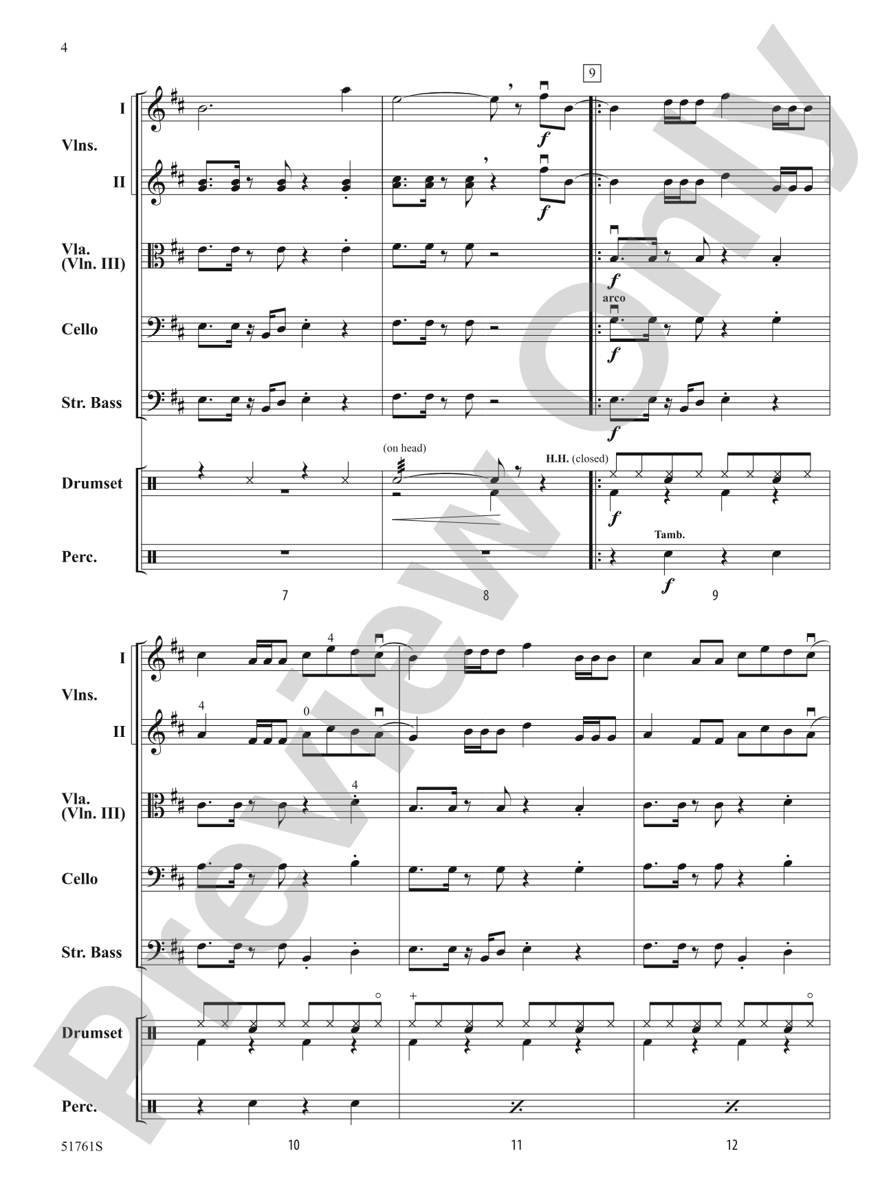 Espresso: String Orchestra Conductor Score & Parts
