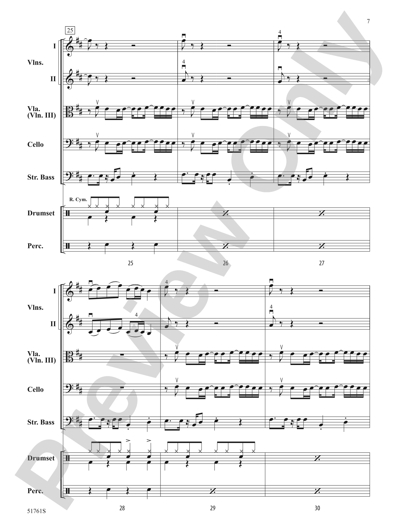 Espresso: String Orchestra Conductor Score & Parts