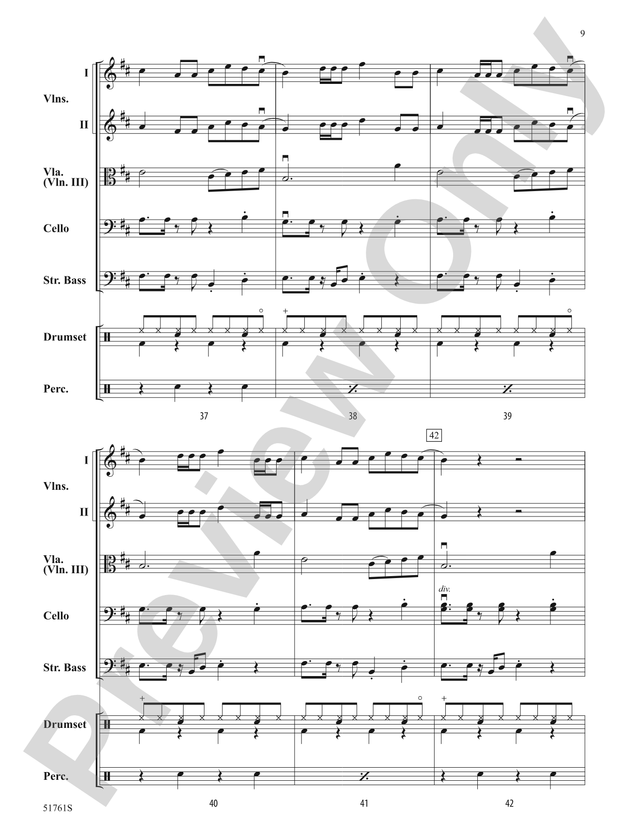 Espresso: String Orchestra Conductor Score & Parts
