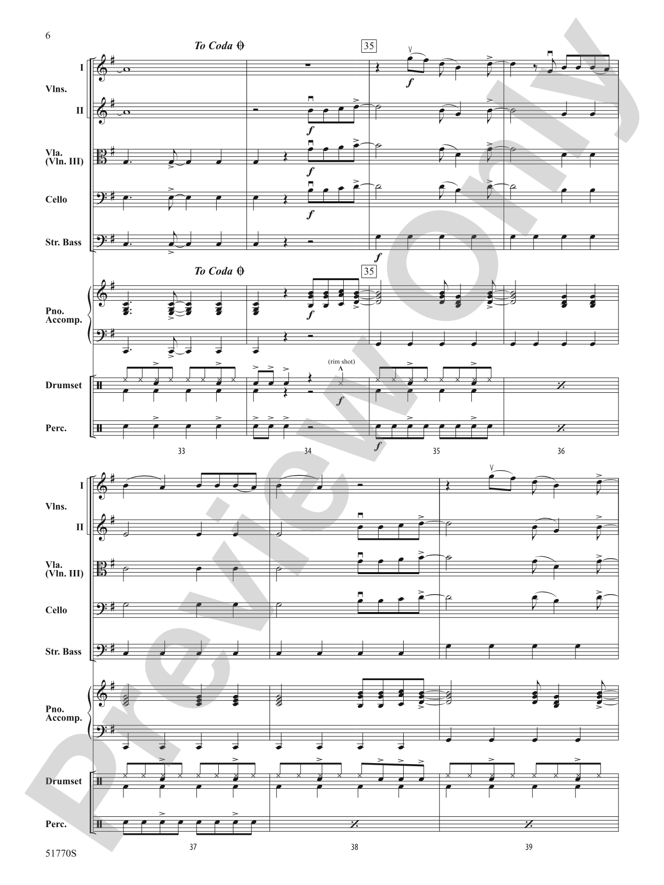 We Can't Be Friends: String Orchestra Conductor Score & Parts
