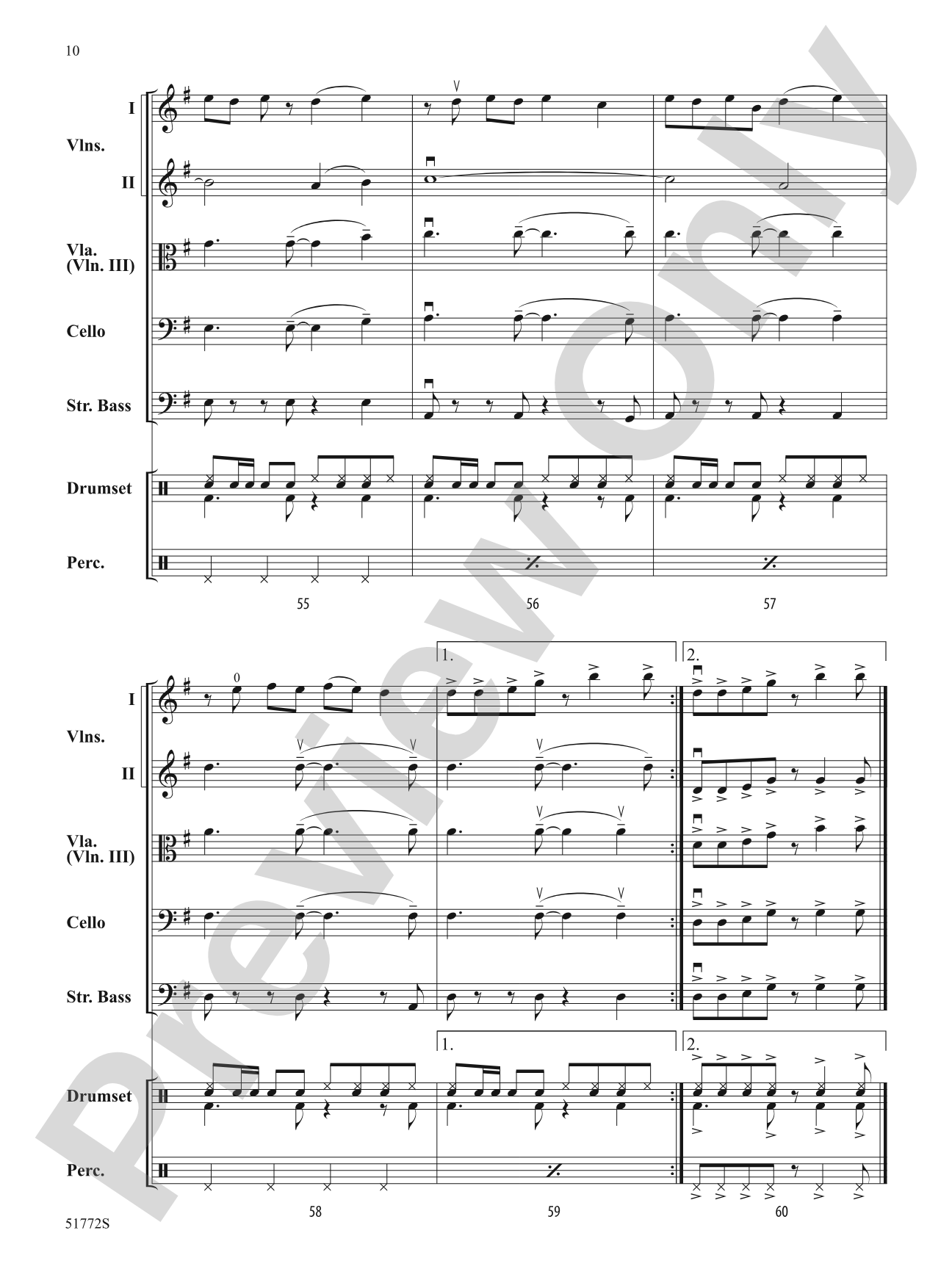 Wrap Me Up: String Orchestra Conductor Score & Parts