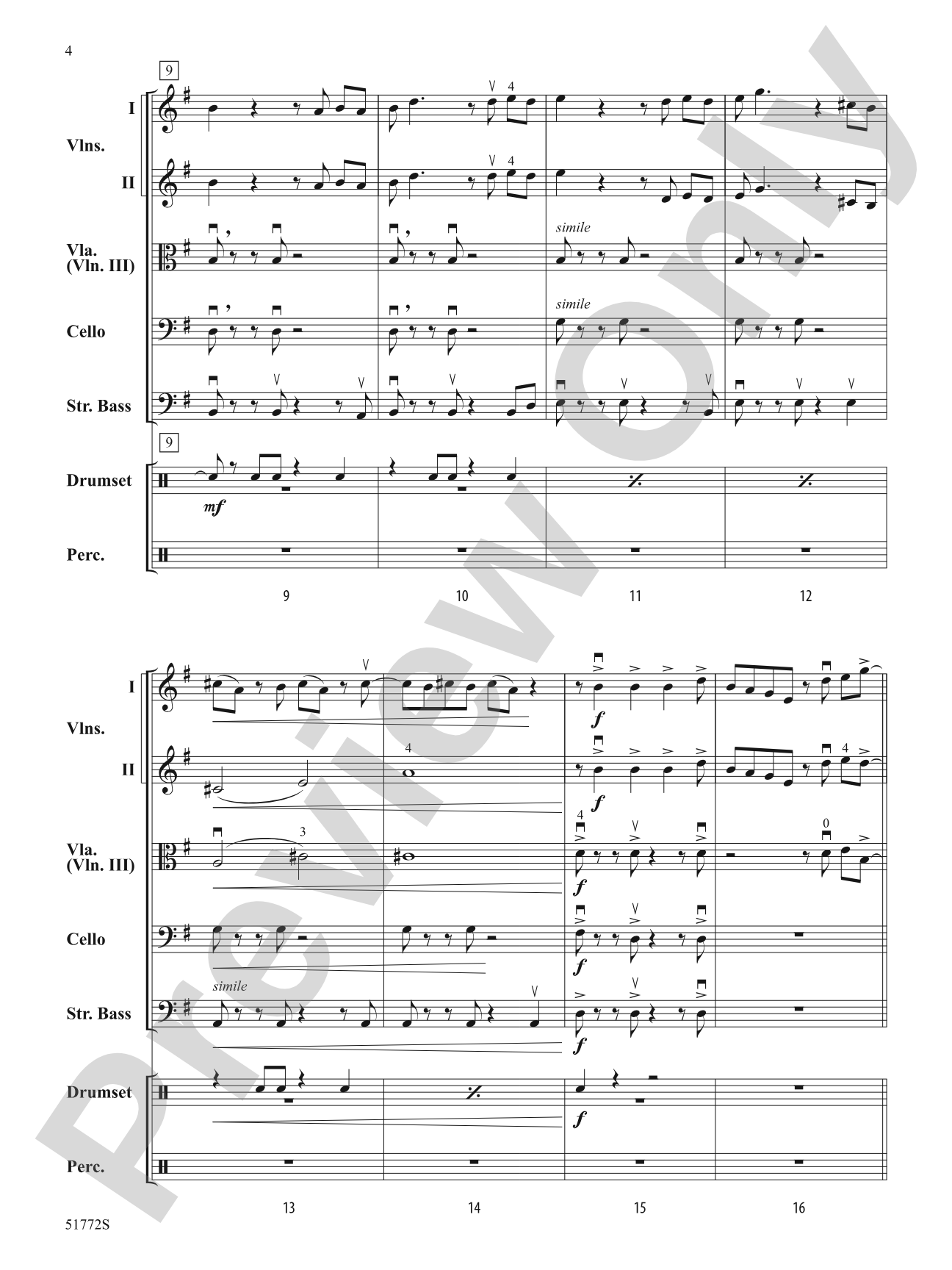 Wrap Me Up: String Orchestra Conductor Score & Parts
