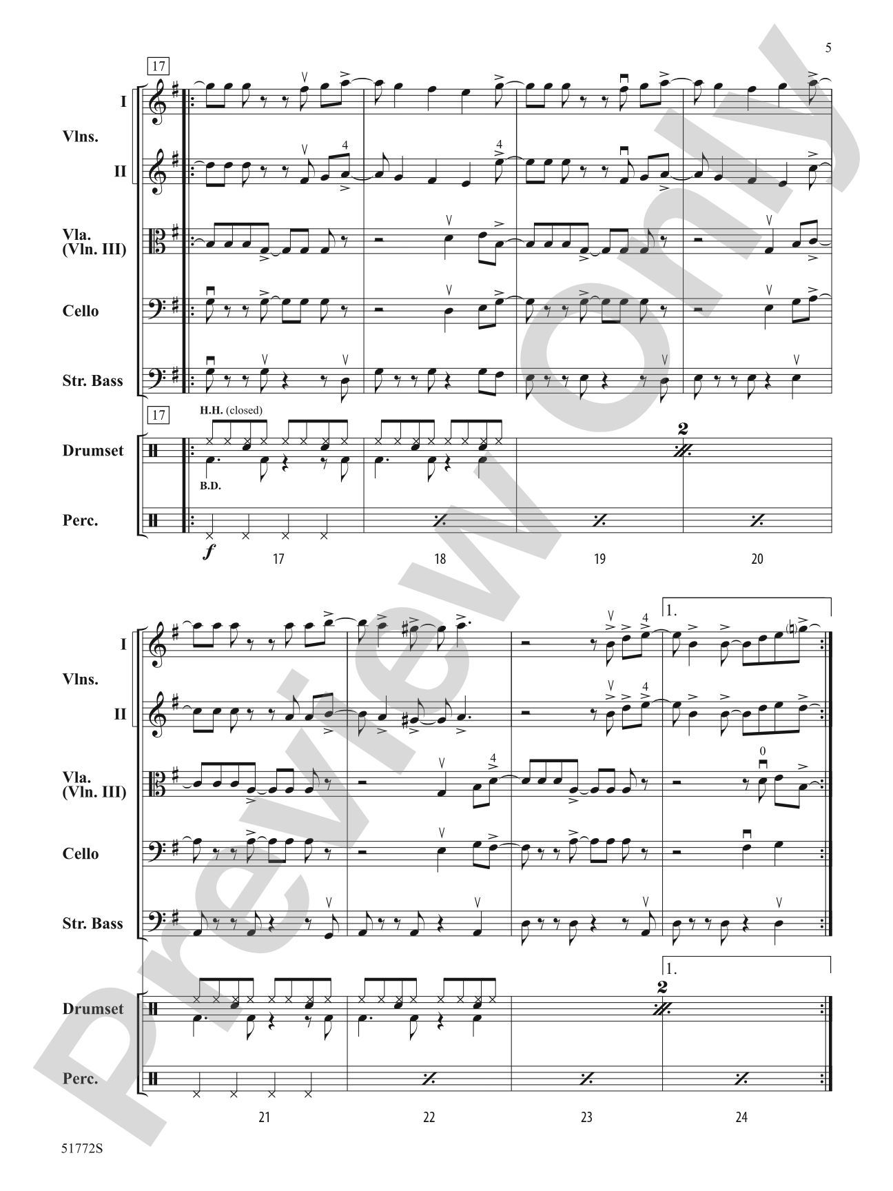 Wrap Me Up: String Orchestra Conductor Score & Parts