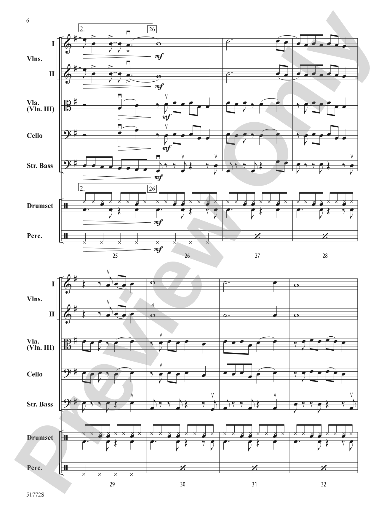 Wrap Me Up: String Orchestra Conductor Score & Parts