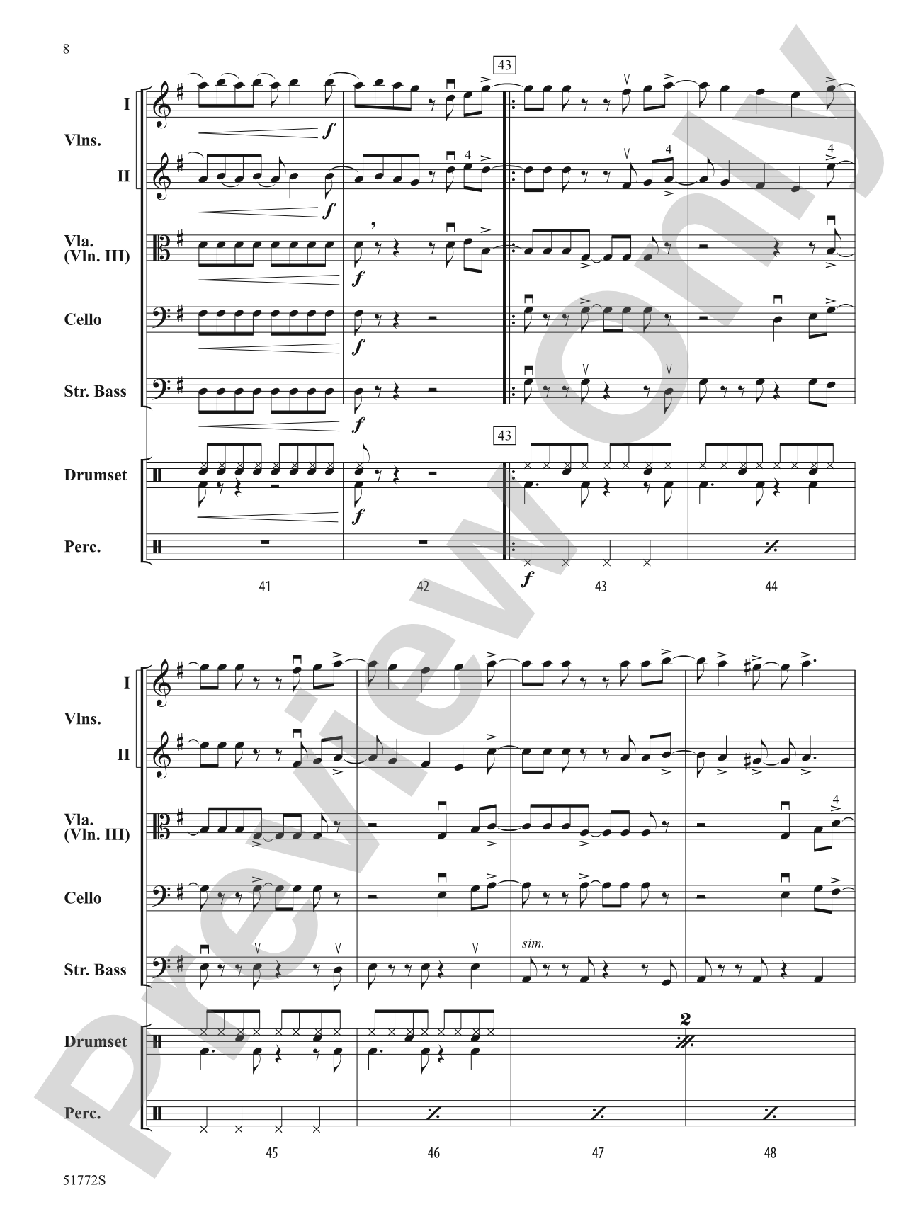 Wrap Me Up: String Orchestra Conductor Score & Parts