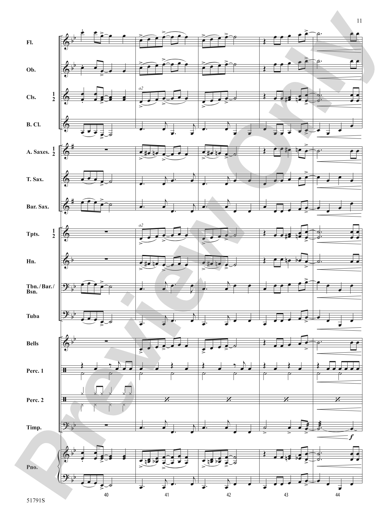 Jingle Bell Rock: Concert Band Conductor Score & Parts