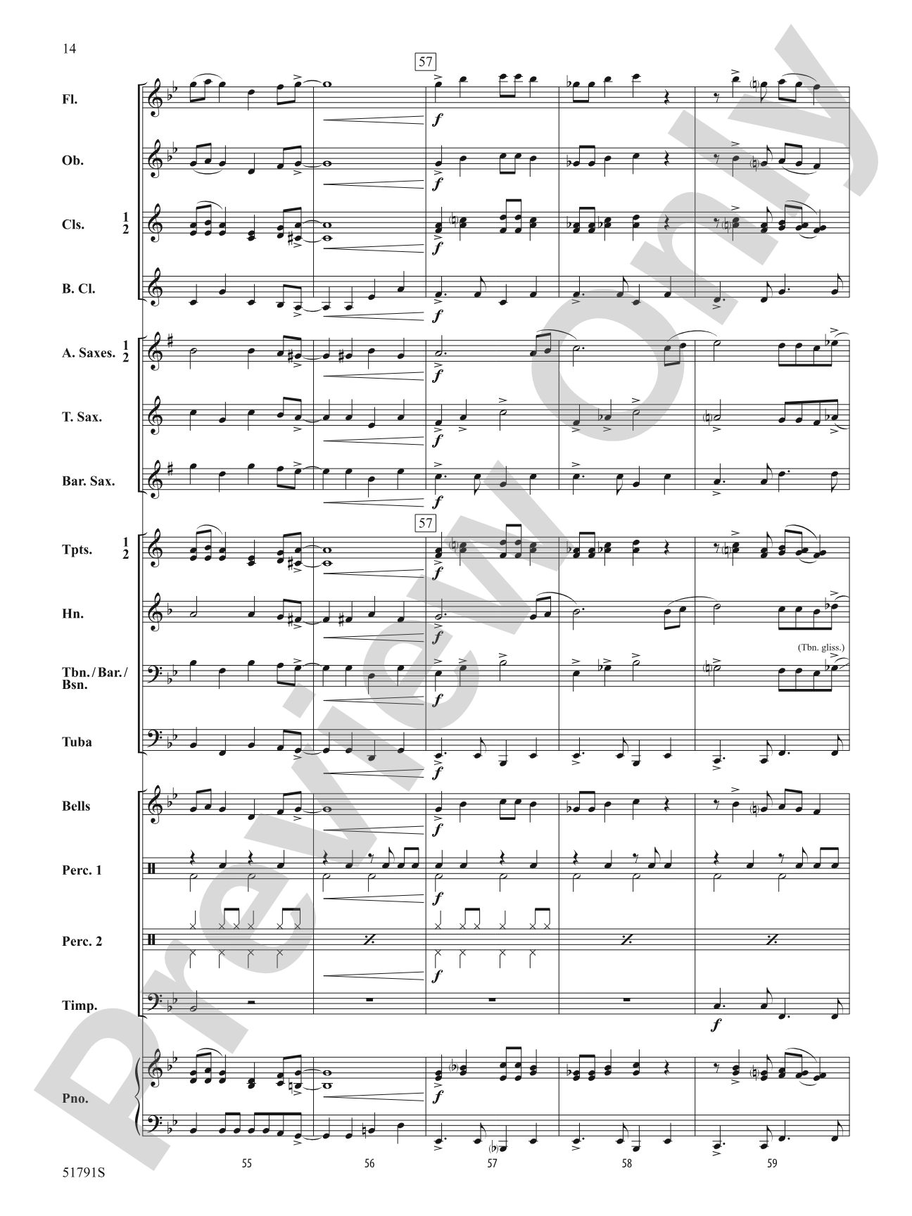 Jingle Bell Rock: Concert Band Conductor Score & Parts