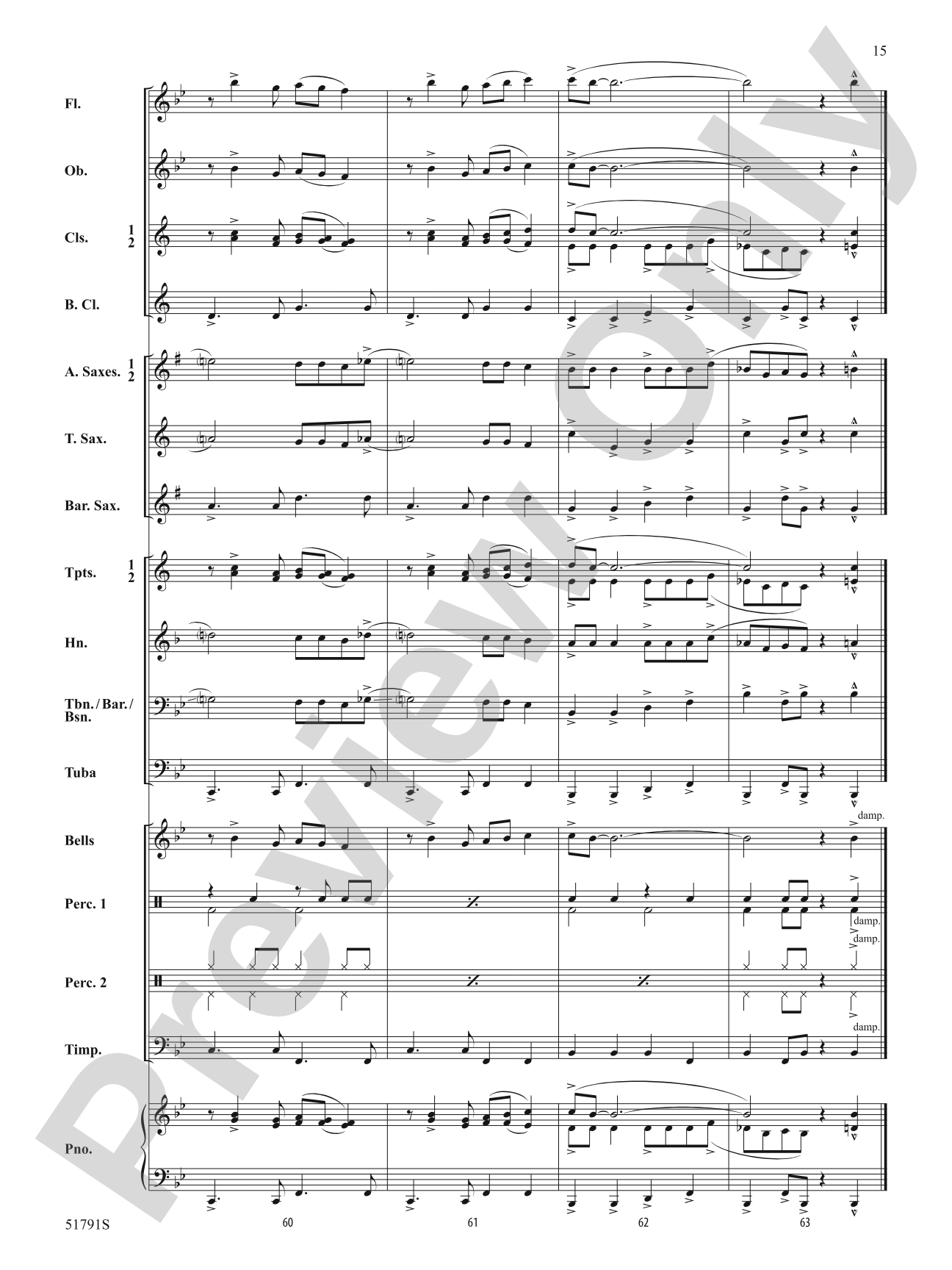 Jingle Bell Rock: Concert Band Conductor Score & Parts