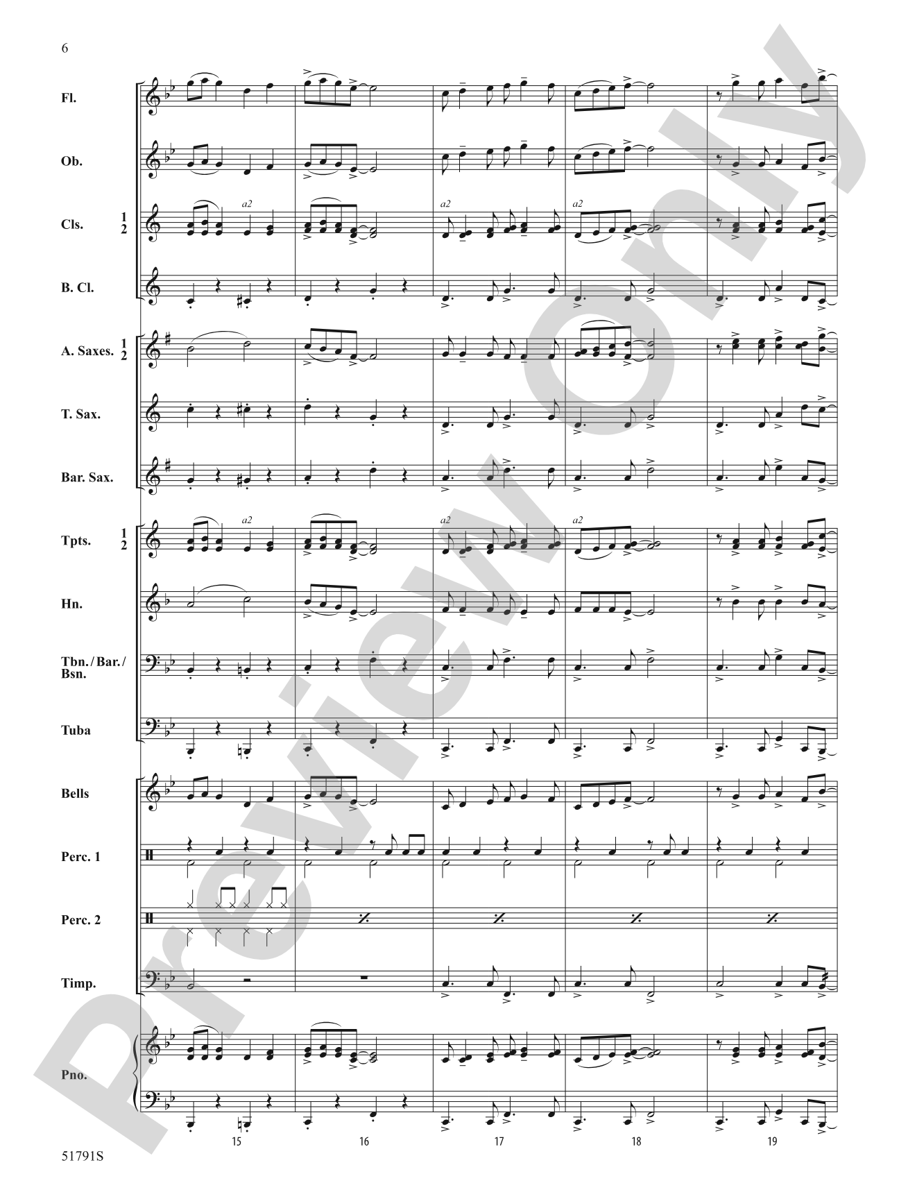 Jingle Bell Rock: Concert Band Conductor Score & Parts