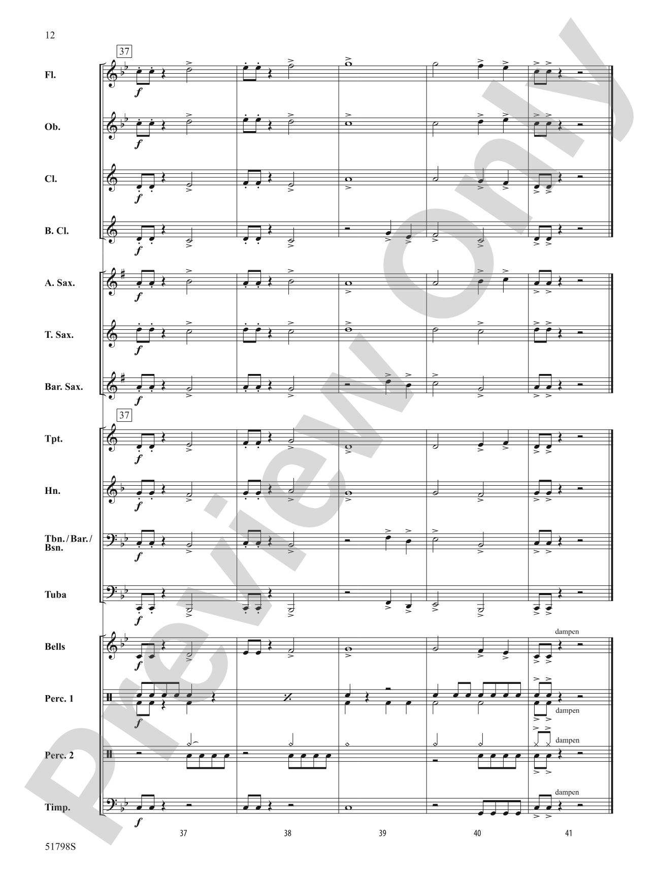 Echoes of Iron: Concert Band Conductor Score & Parts