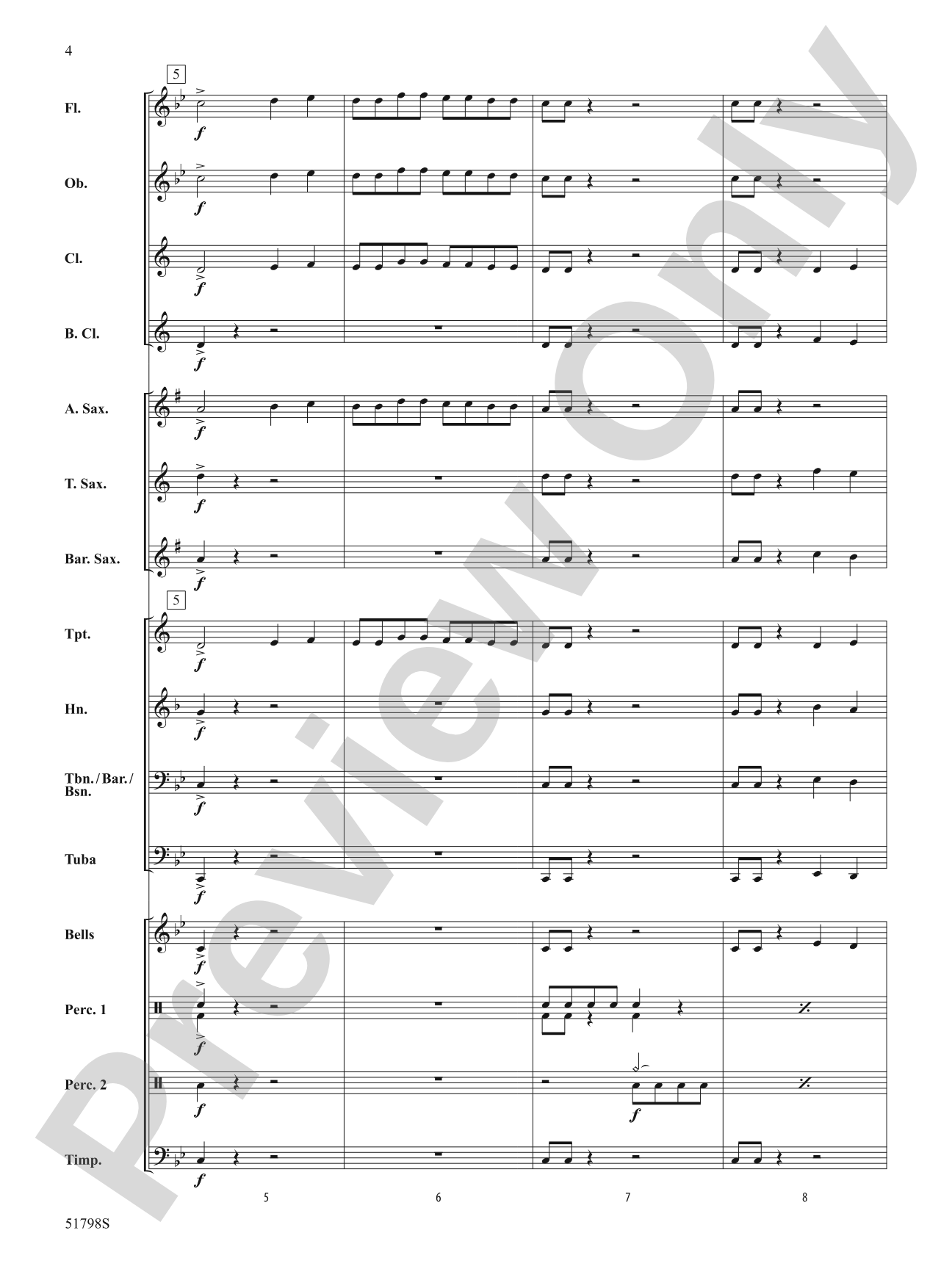 Echoes of Iron: Concert Band Conductor Score & Parts