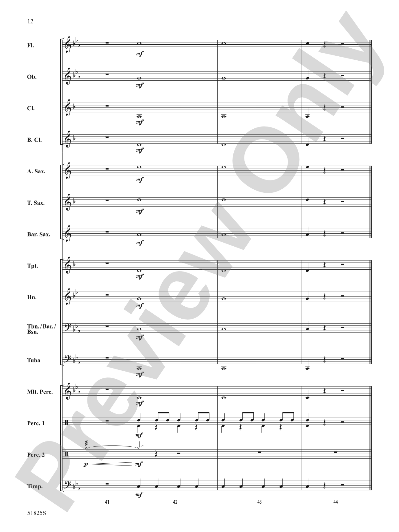 The Raven: Concert Band Conductor Score & Parts