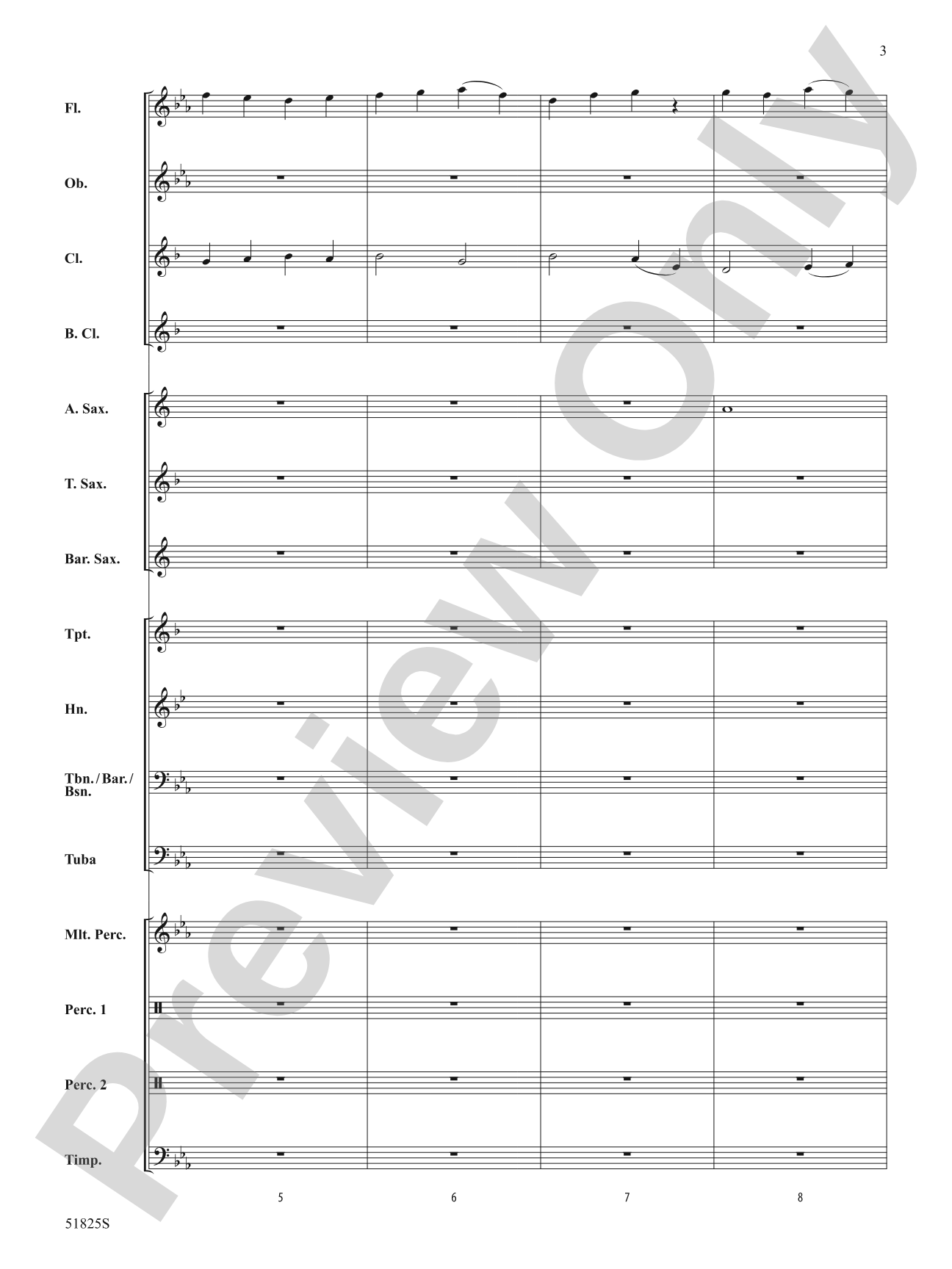 The Raven: Concert Band Conductor Score & Parts