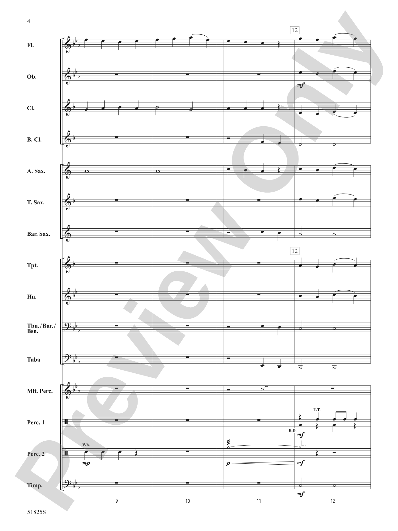 The Raven: Concert Band Conductor Score & Parts