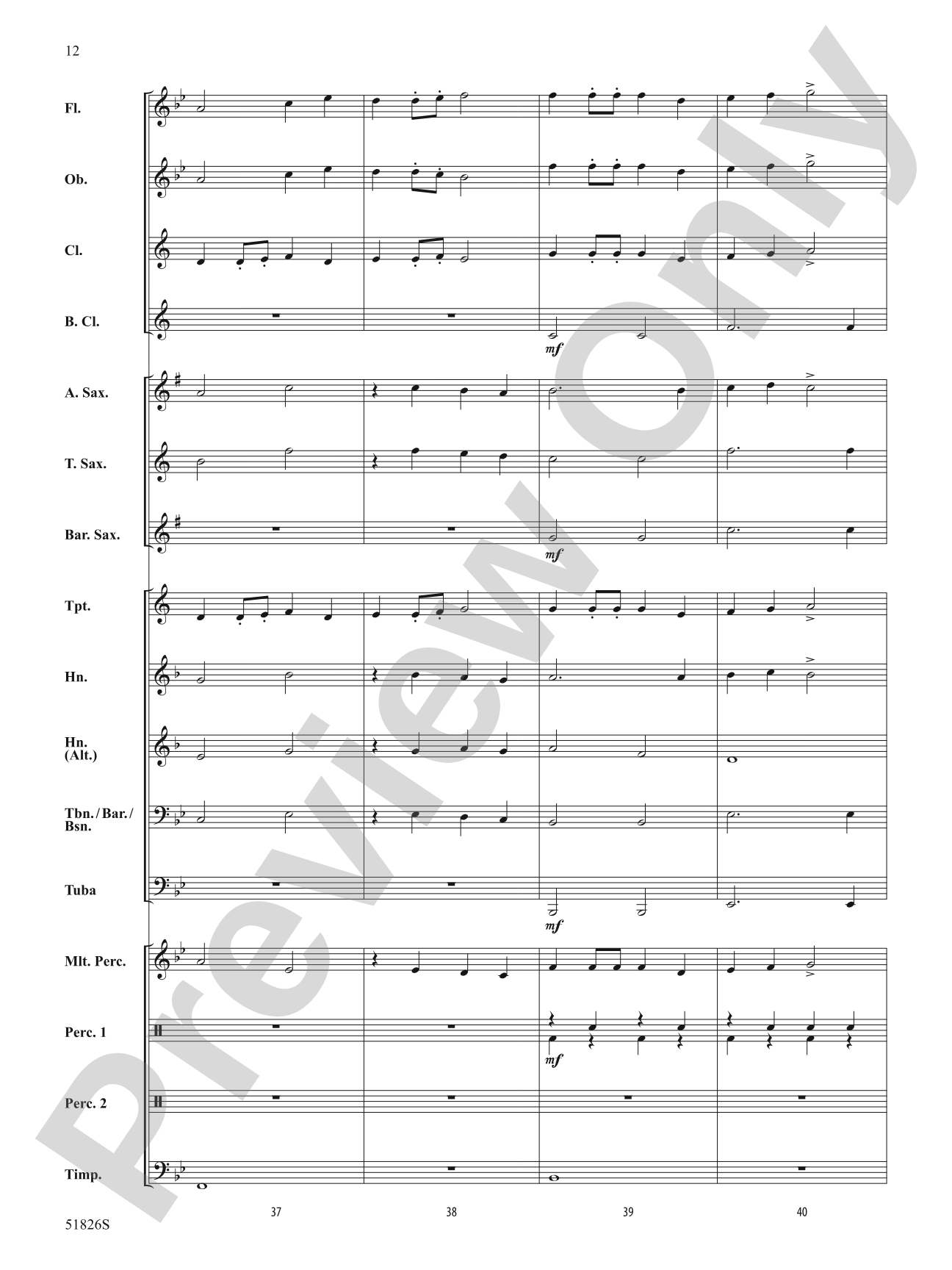 Honor the Brave: Concert Band Conductor Score & Parts