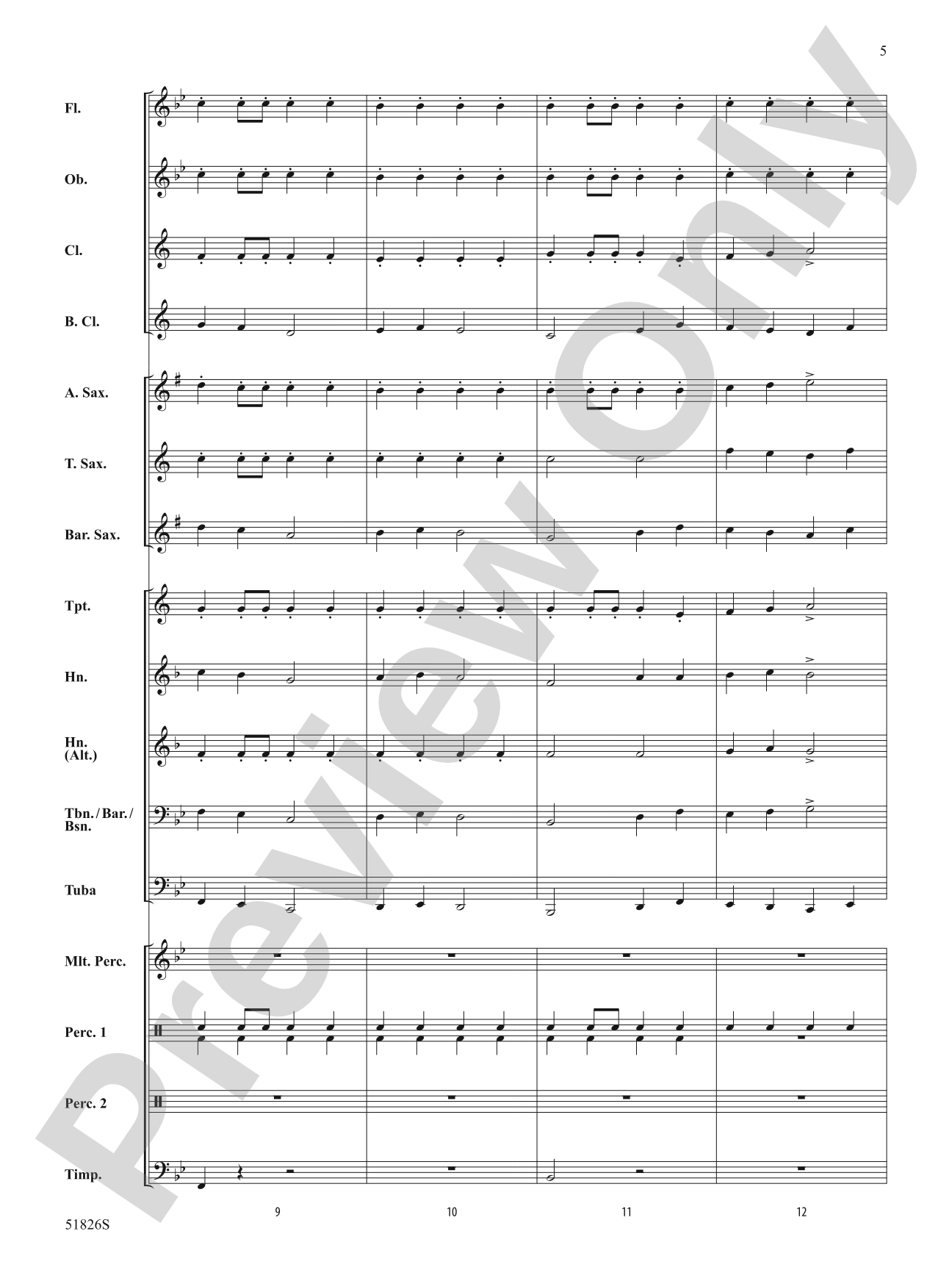 Honor the Brave: Concert Band Conductor Score & Parts