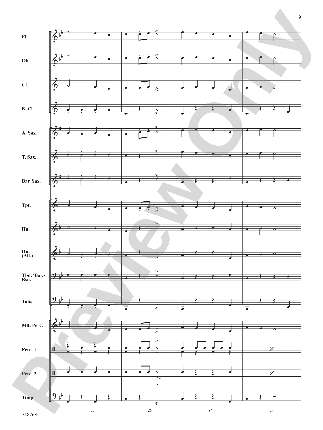 Honor the Brave: Concert Band Conductor Score & Parts