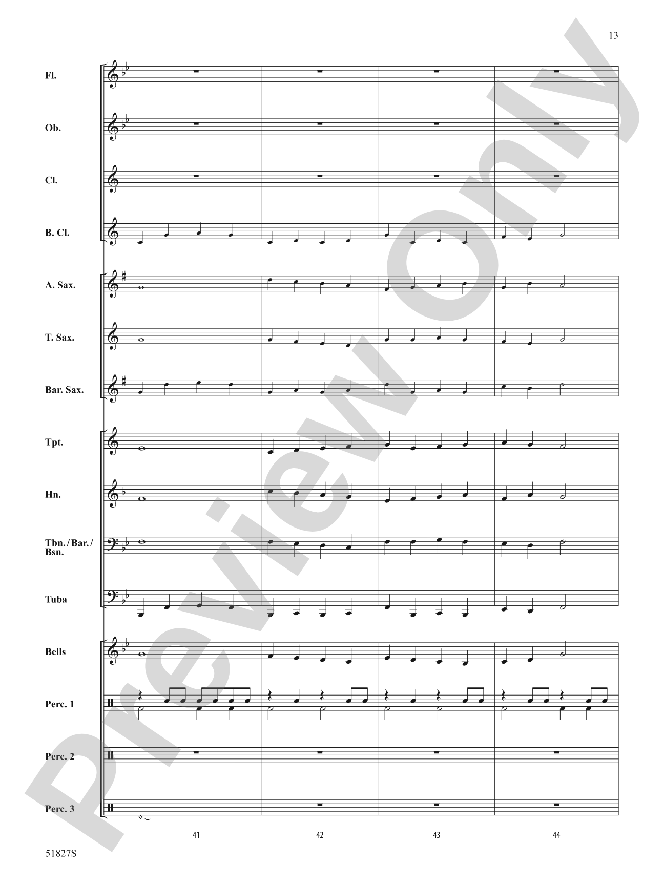 A Castle in the Woods: Concert Band Conductor Score & Parts