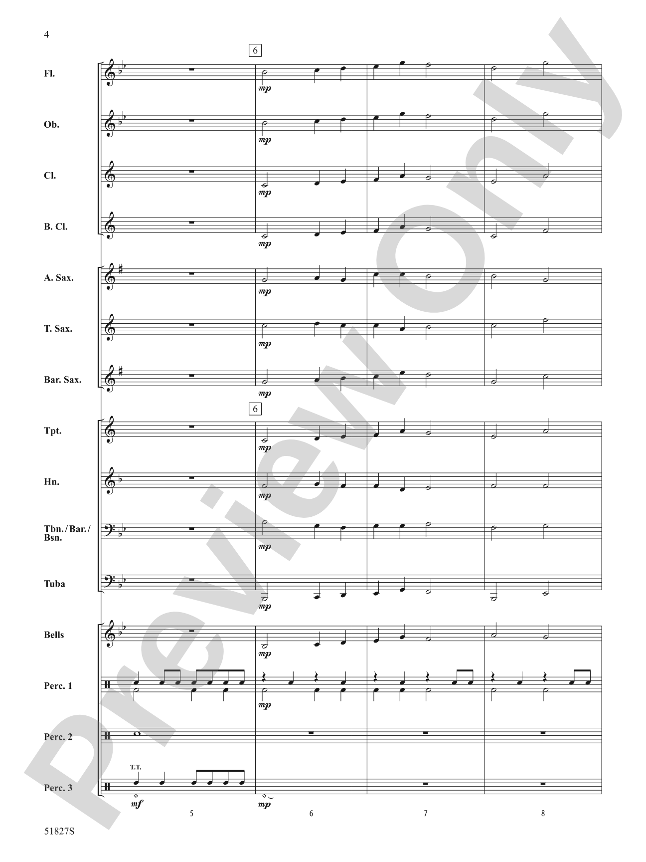 A Castle in the Woods: Concert Band Conductor Score & Parts