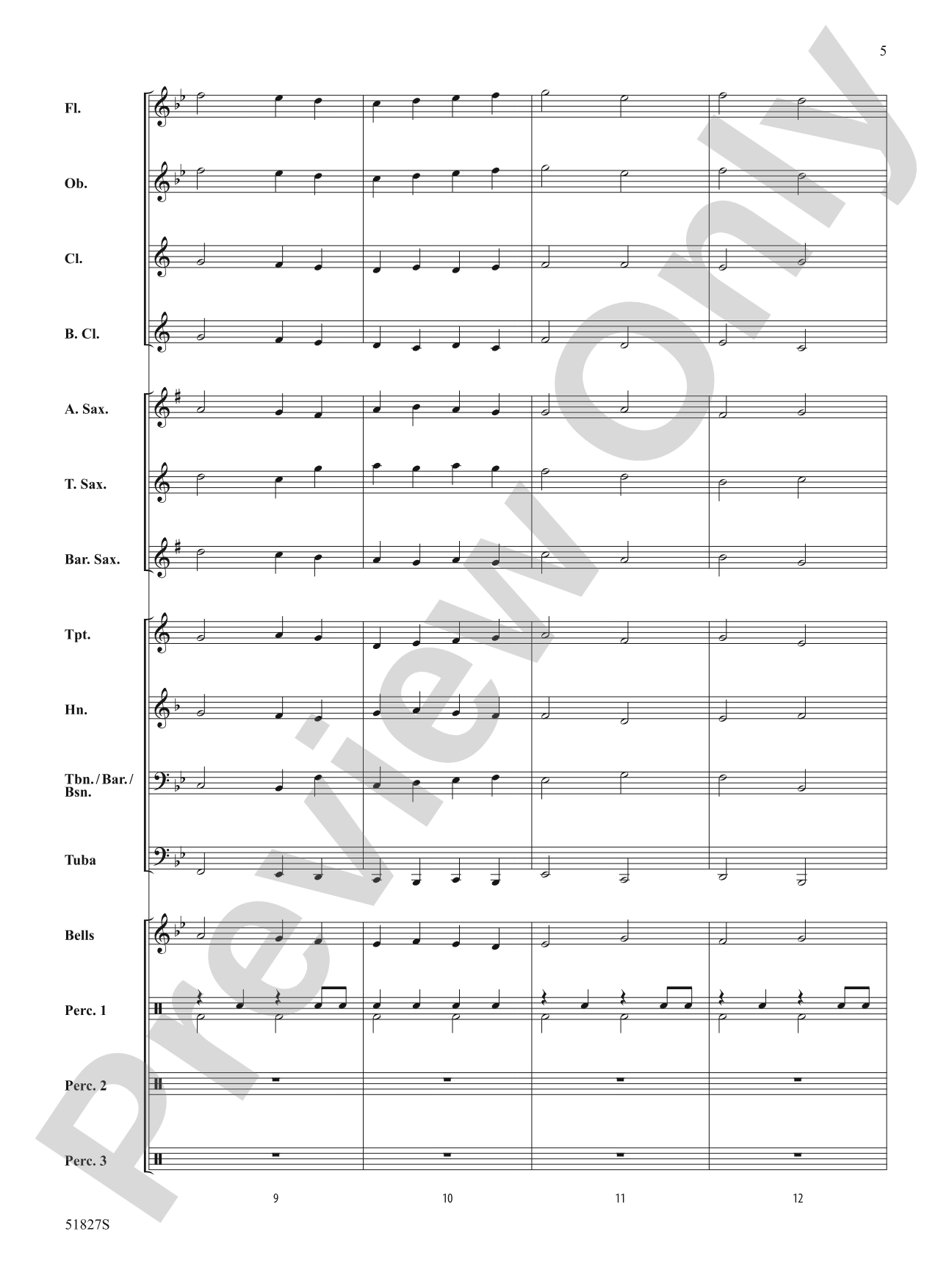 A Castle in the Woods: Concert Band Conductor Score & Parts