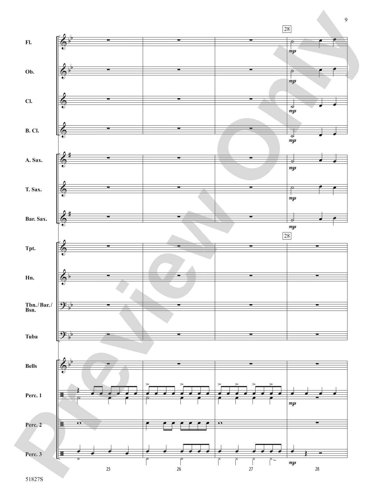 A Castle in the Woods: Concert Band Conductor Score & Parts
