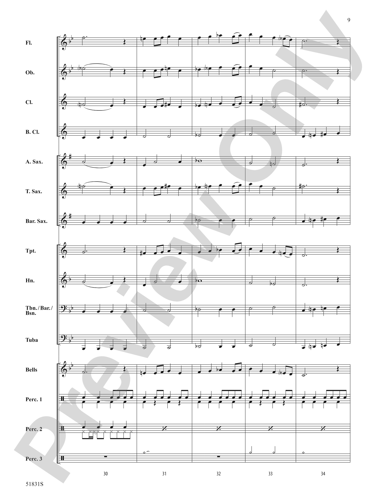 La Serpiente: Concert Band Conductor Score & Parts