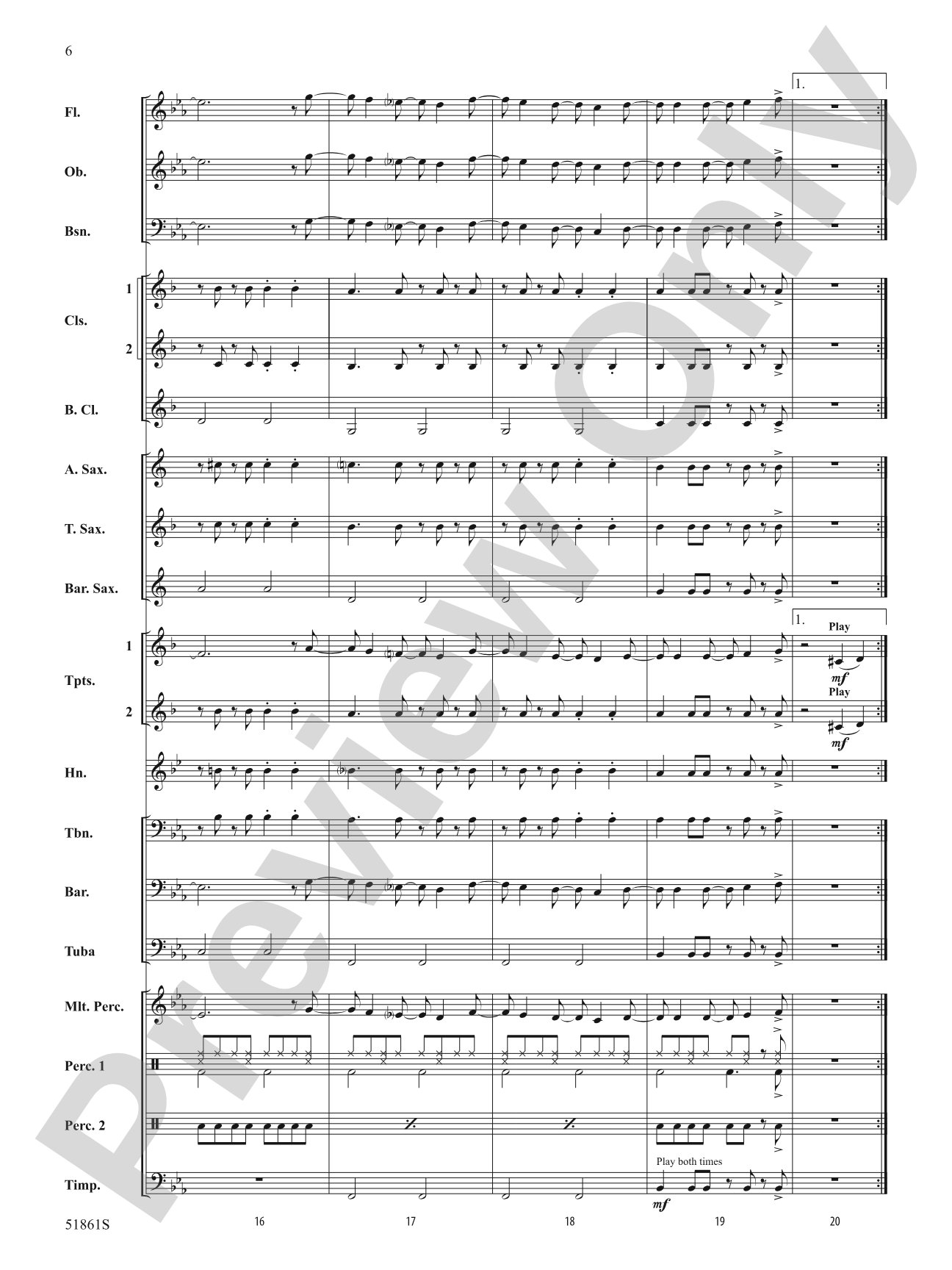 From the Start: Concert Band Conductor Score & Parts