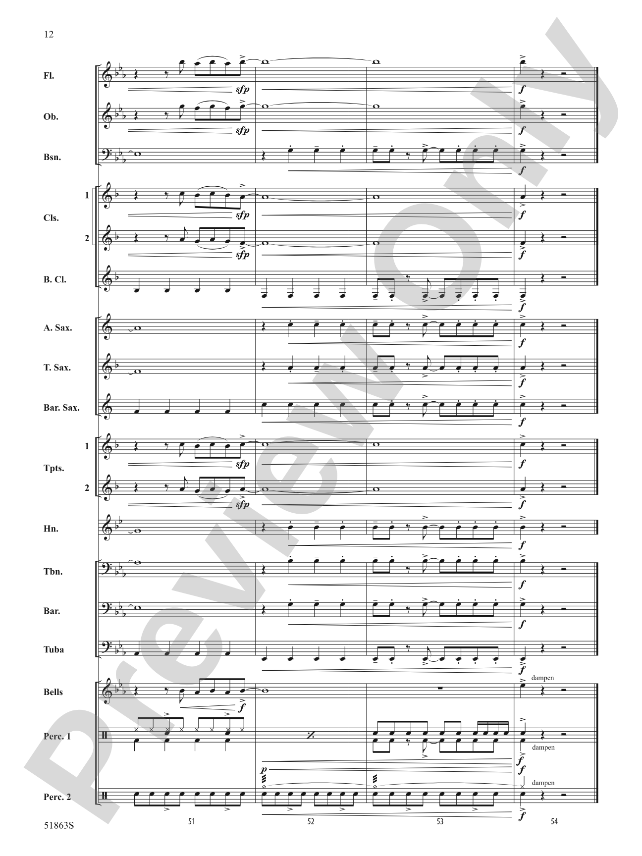 We Can't Be Friends: Concert Band Conductor Score & Parts