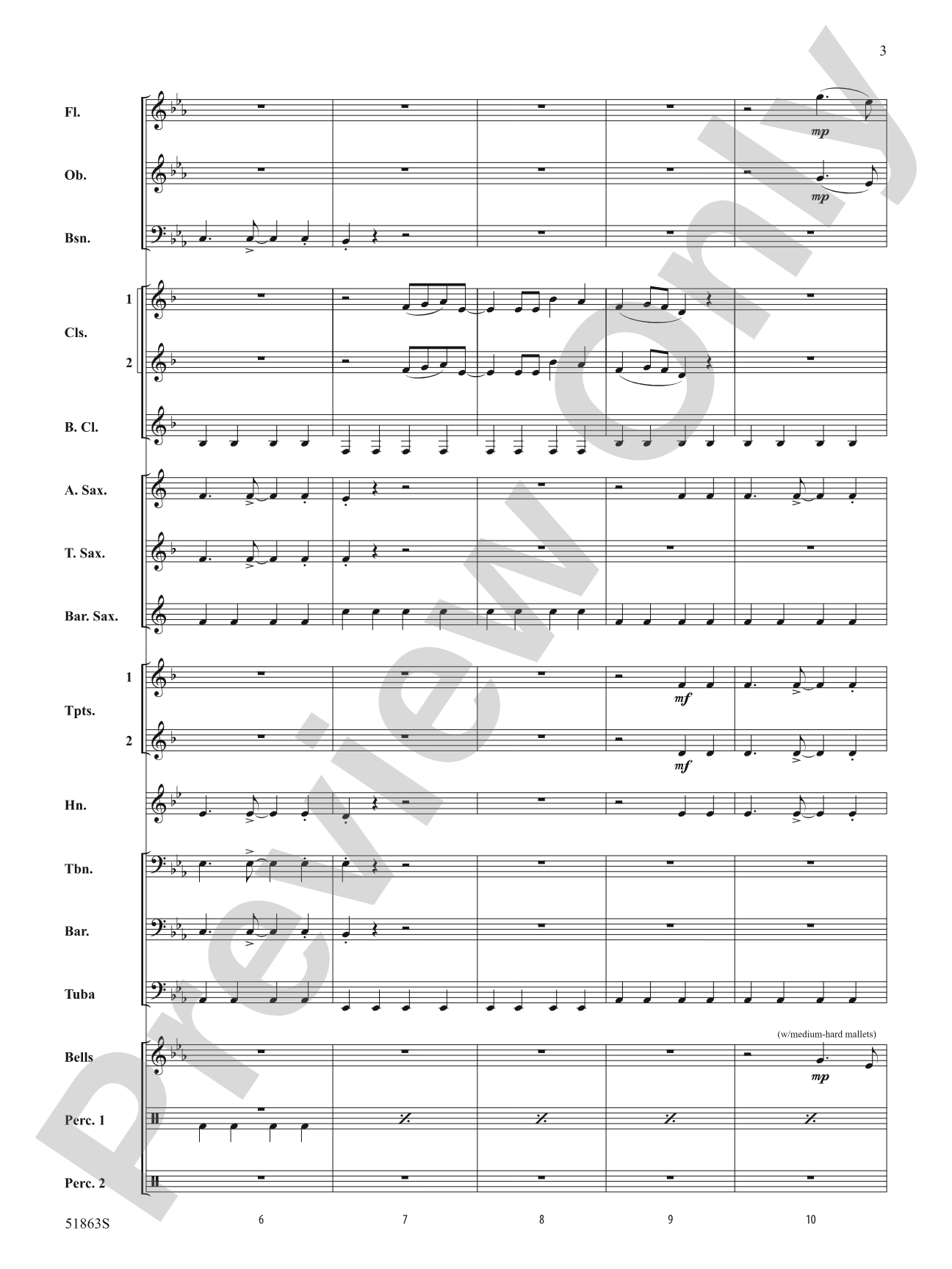 We Can't Be Friends: Concert Band Conductor Score & Parts