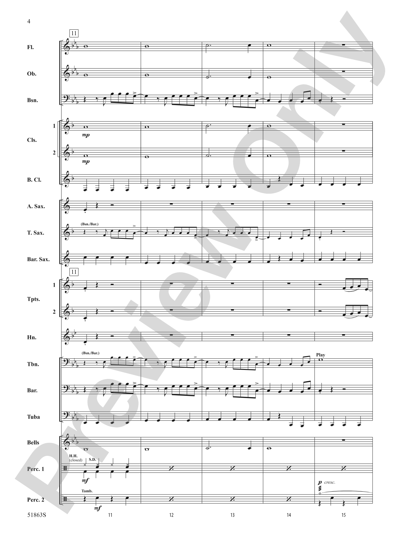 We Can't Be Friends: Concert Band Conductor Score & Parts