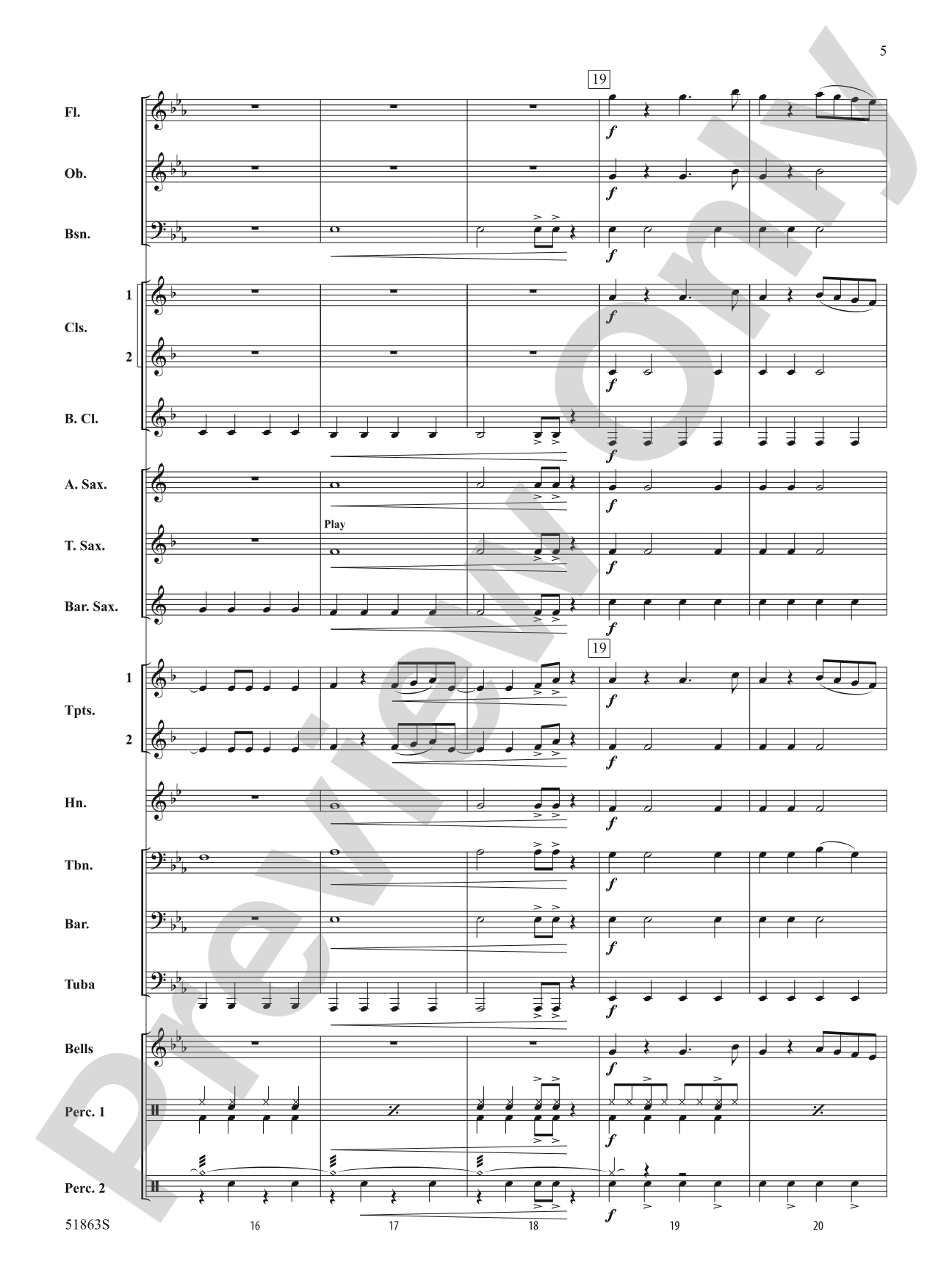 We Can't Be Friends: Concert Band Conductor Score & Parts